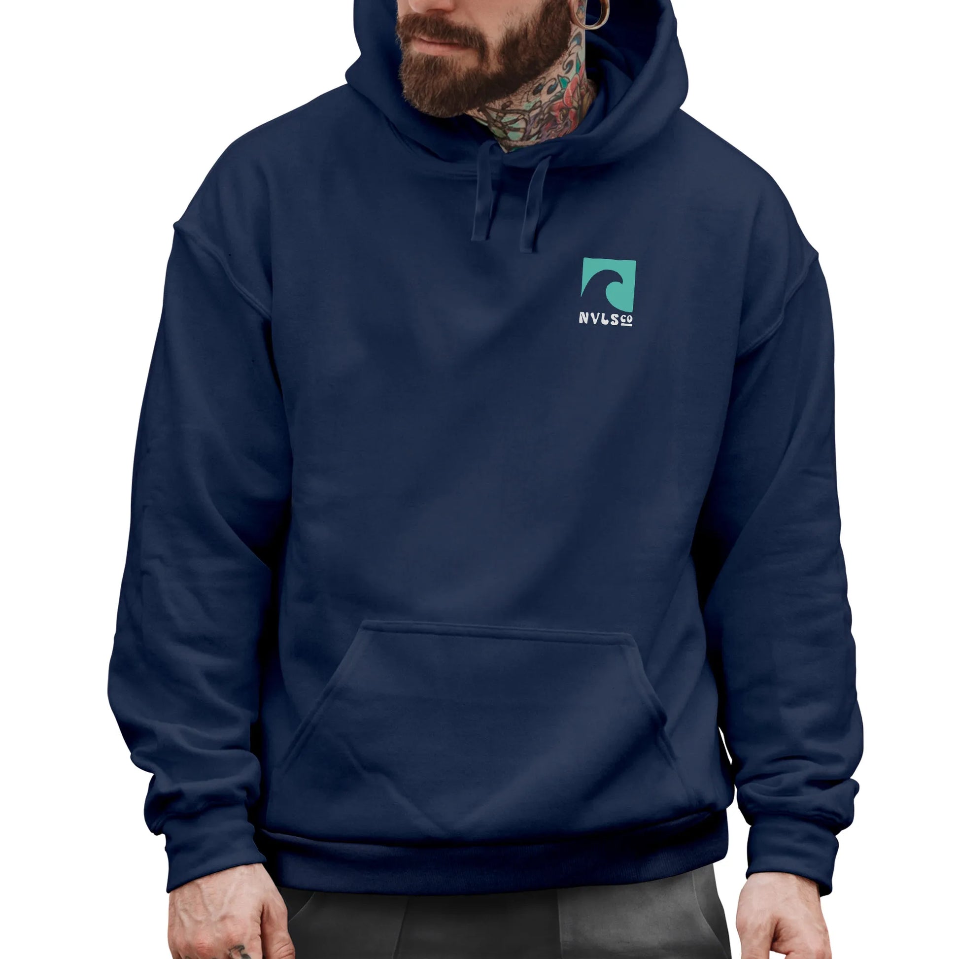 navy backprint
