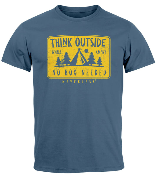 denim blue frontprint