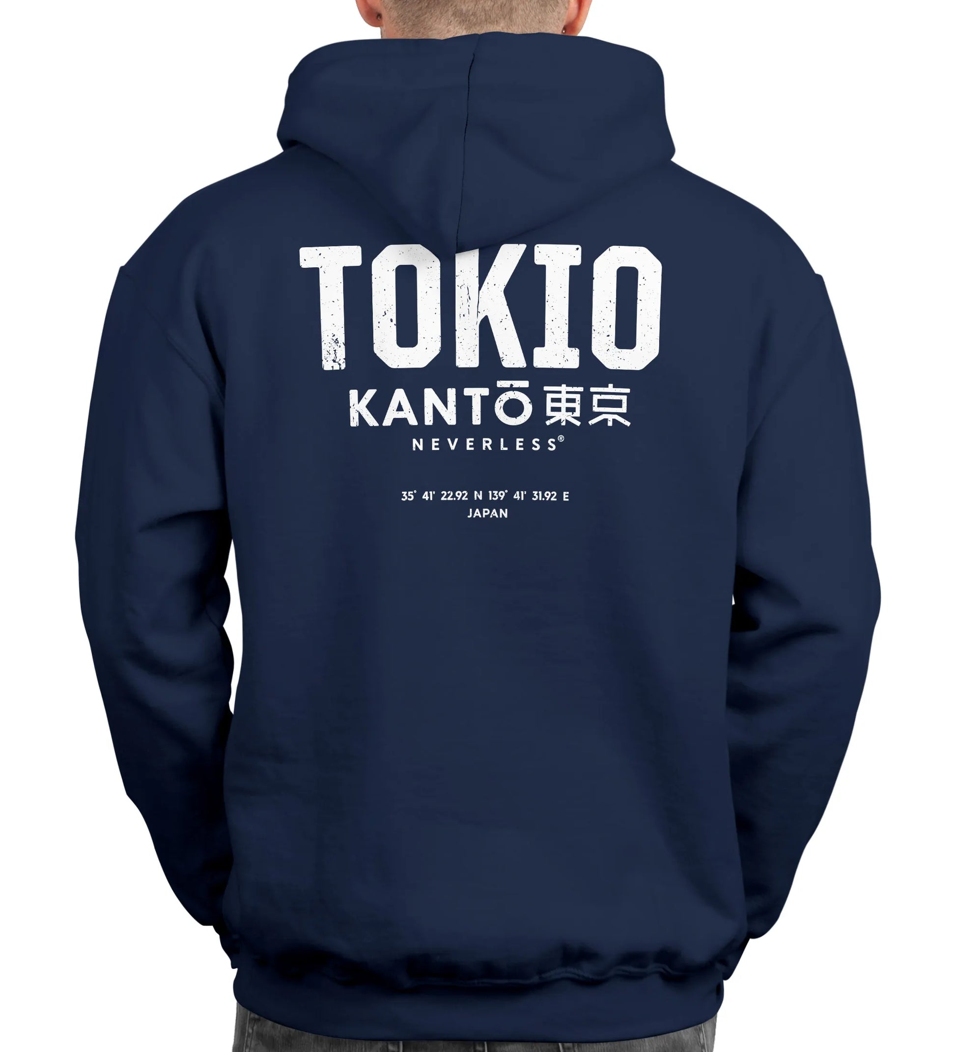 navy backprint