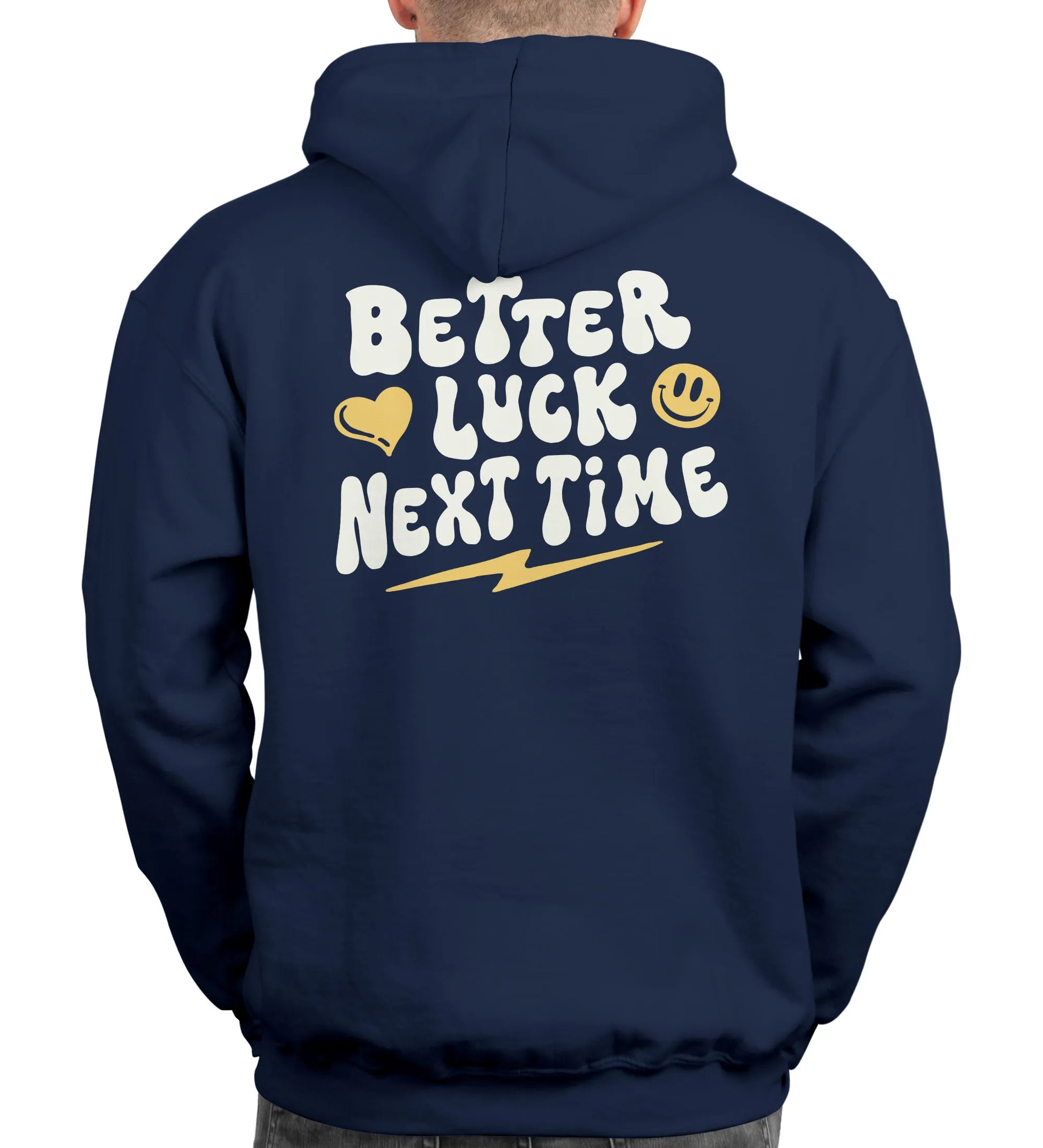 navy backprint