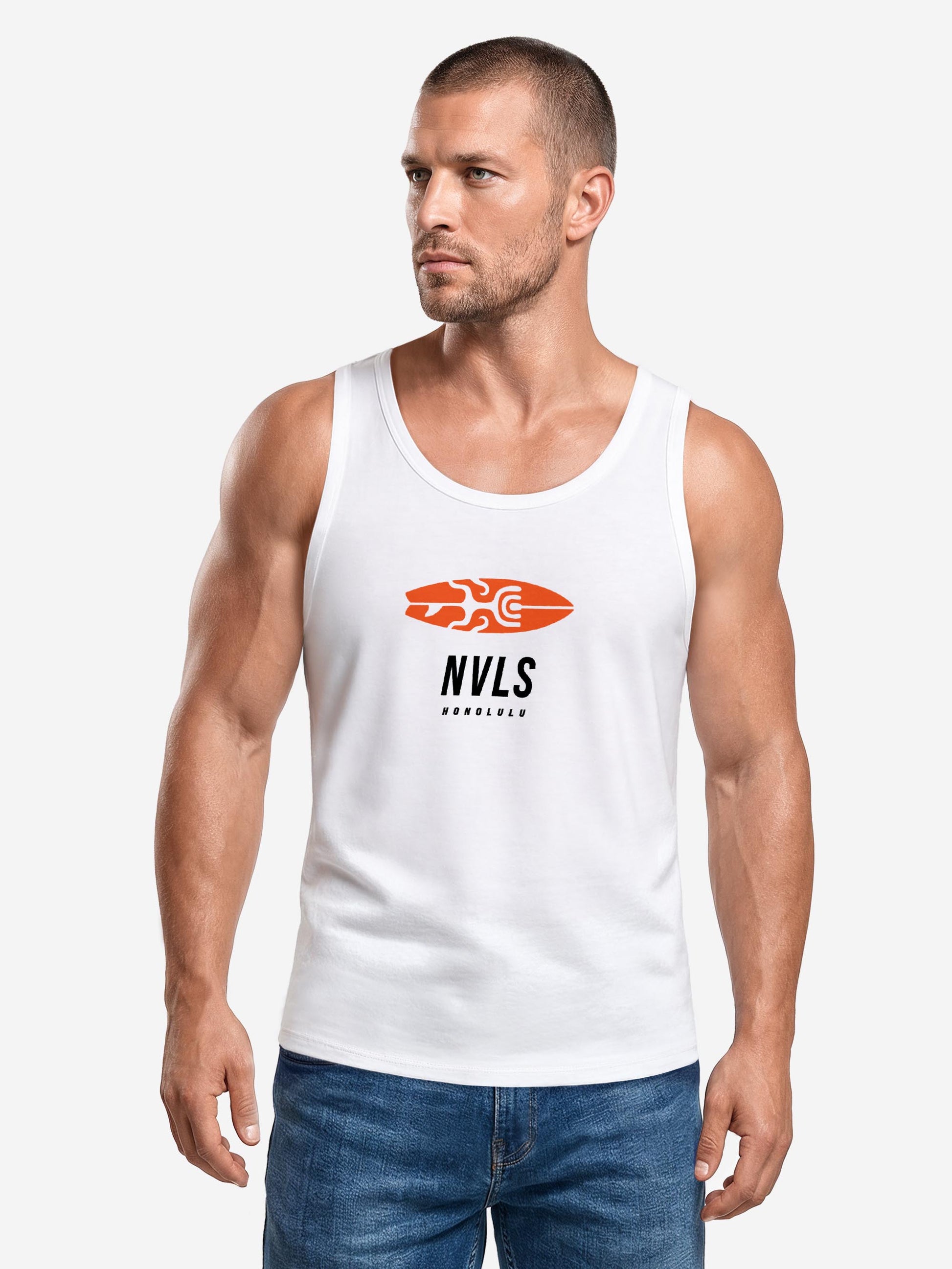 weiß-orange