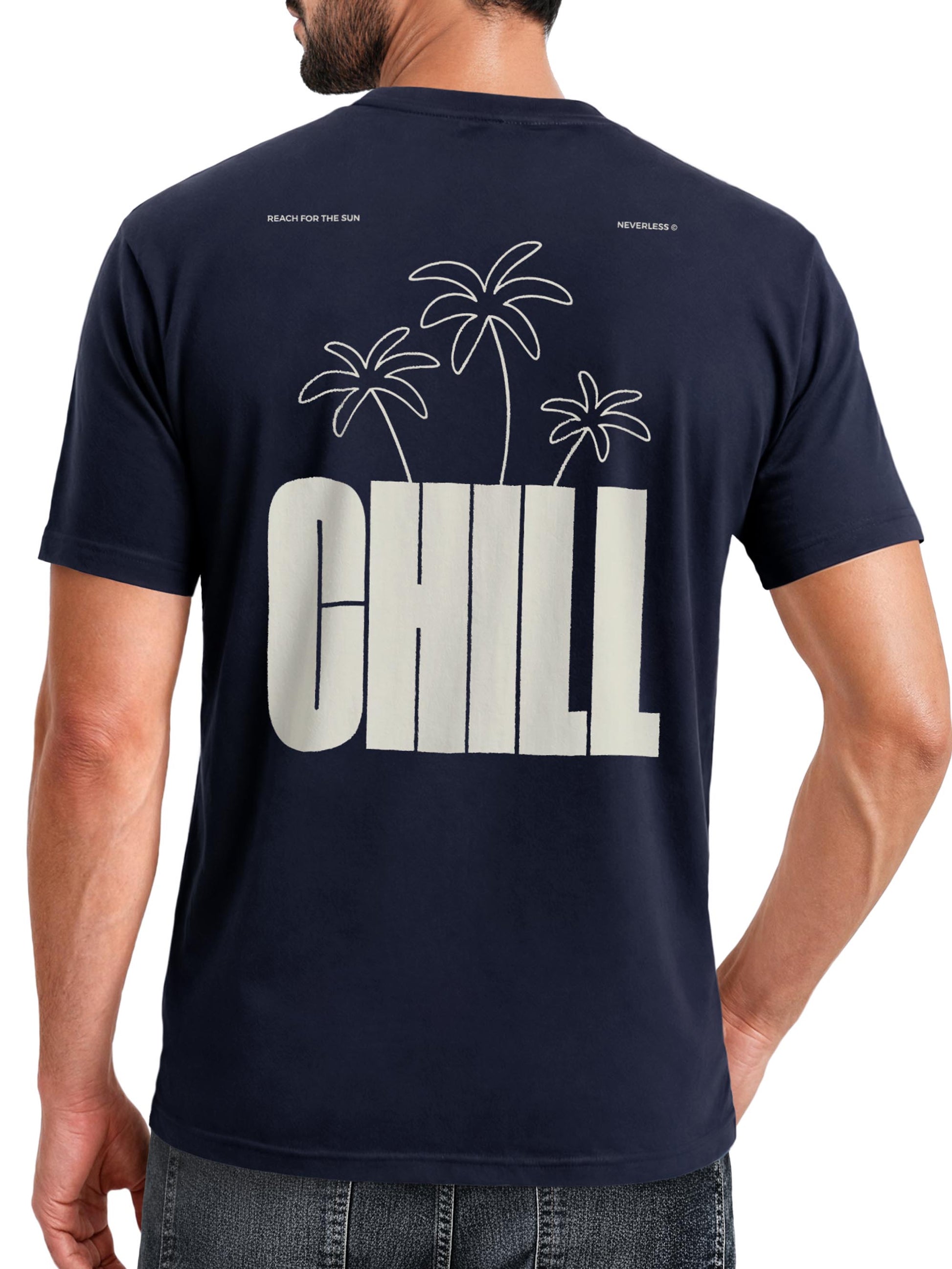 navy slim-fit