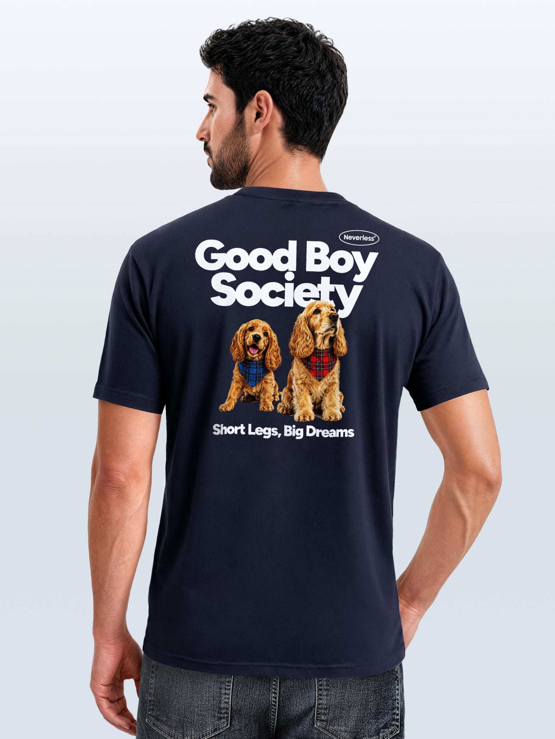 navy slim-fit front