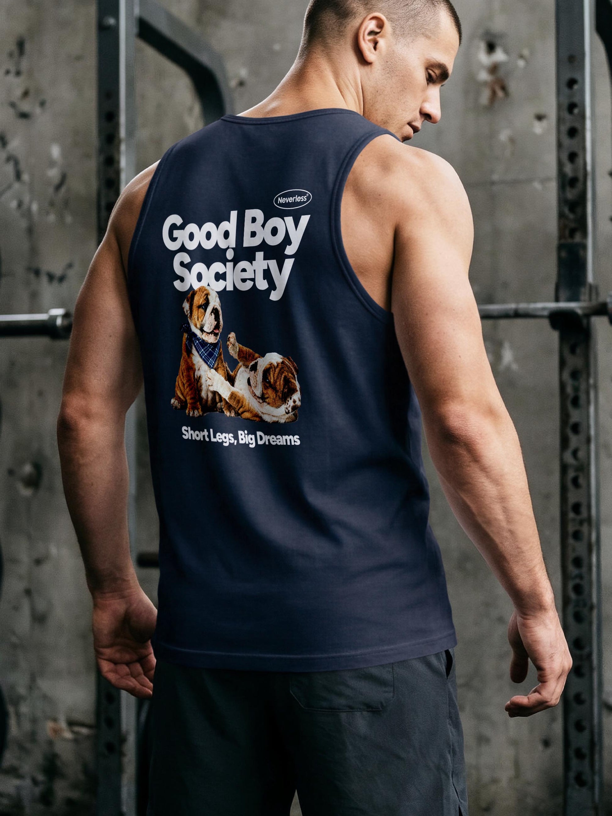 navy slim-fit front