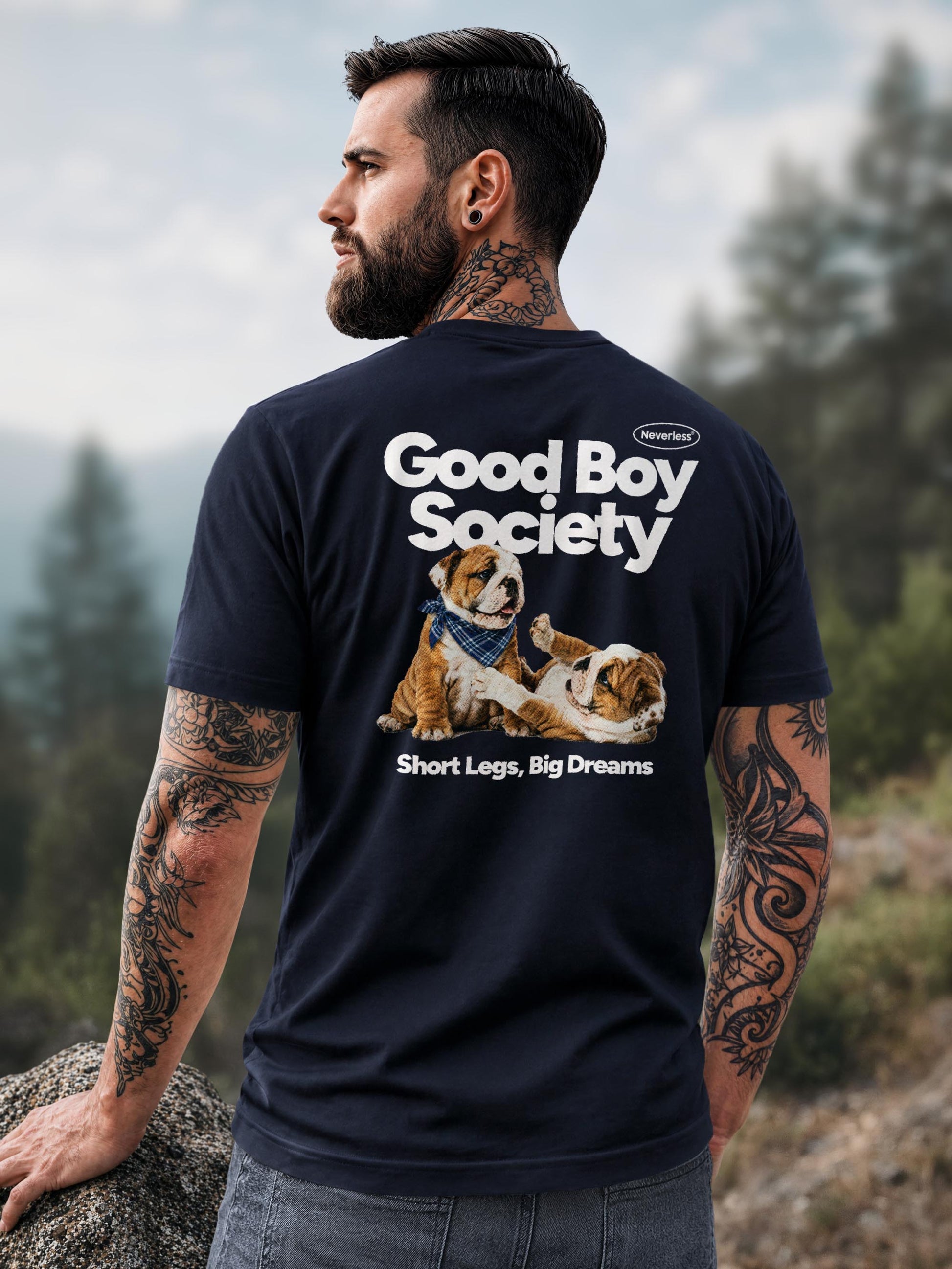 navy slim-fit front