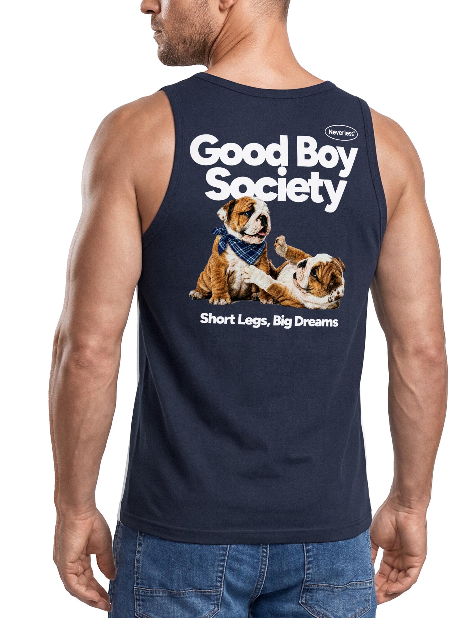 navy slim-fit front