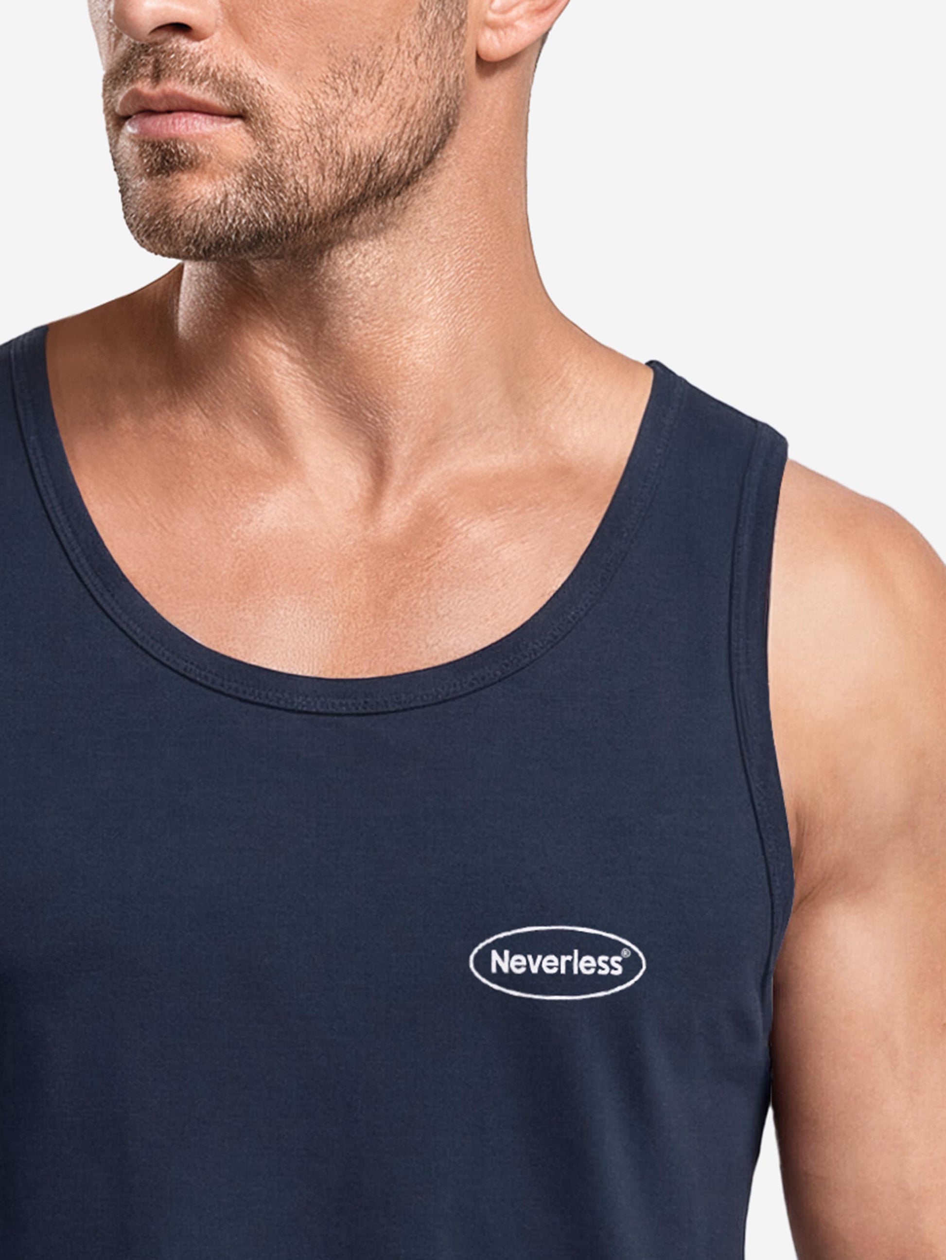 navy slim-fit front