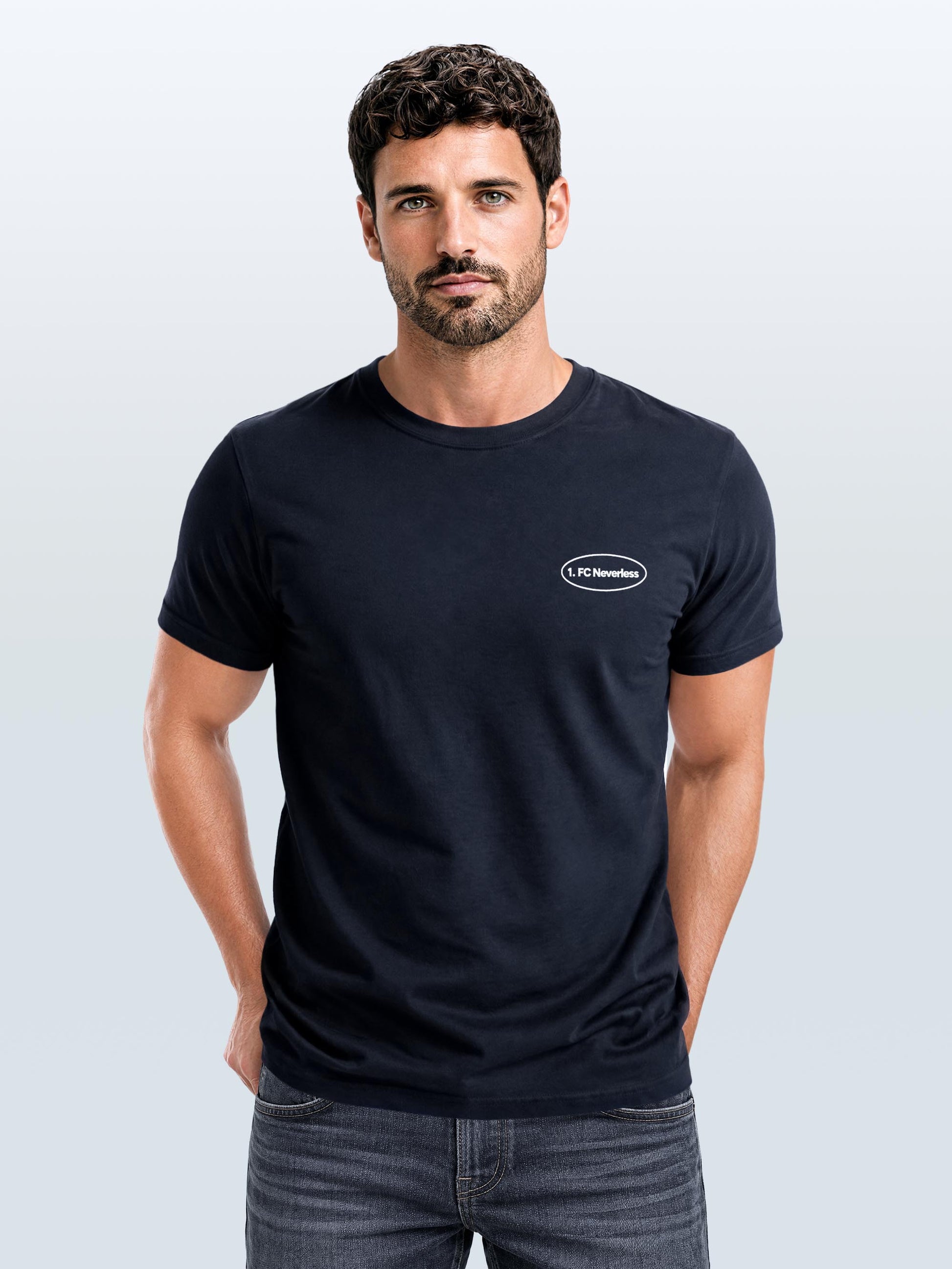 navy slim-fit