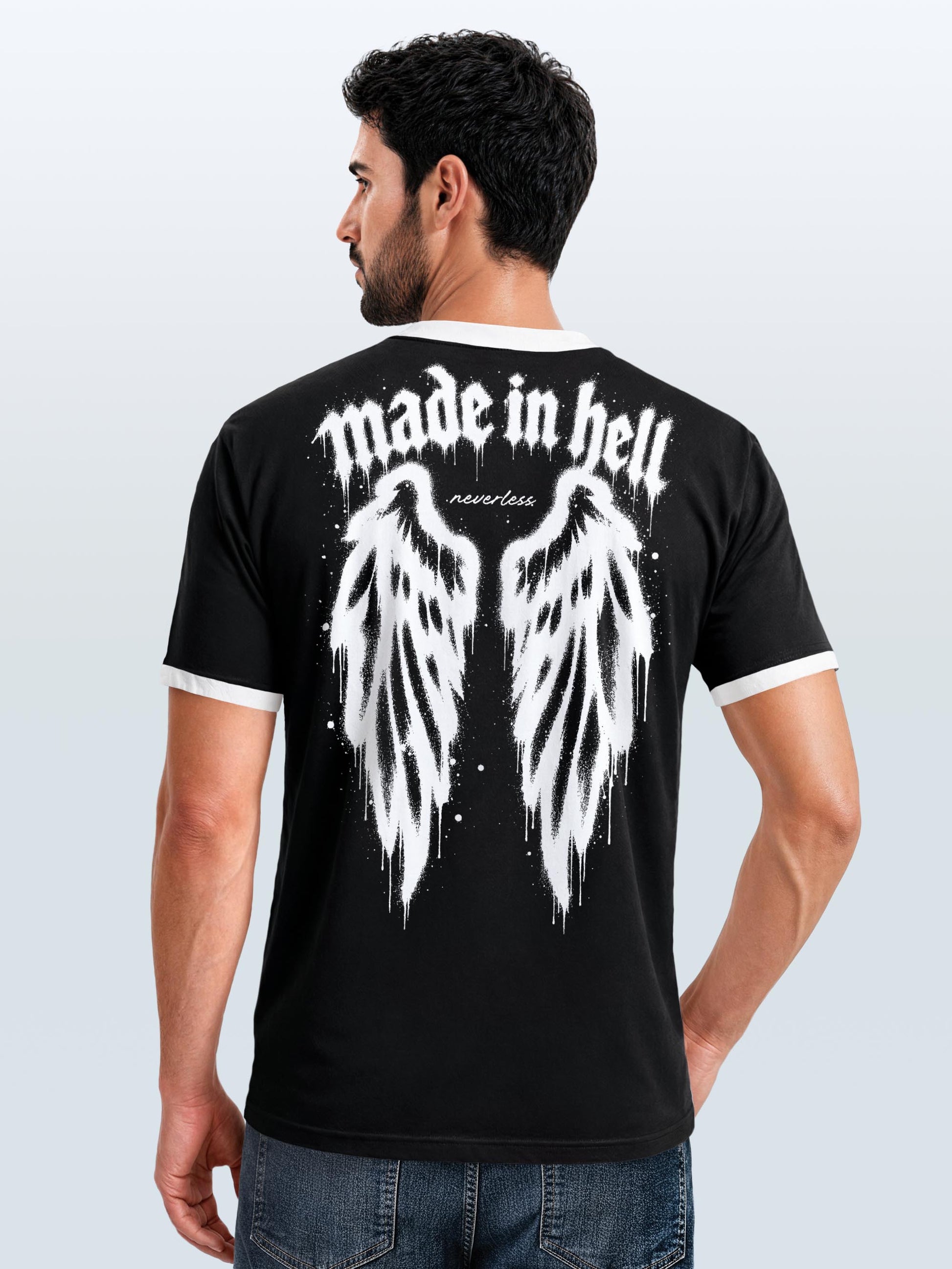 schwarz-weiß slim fit