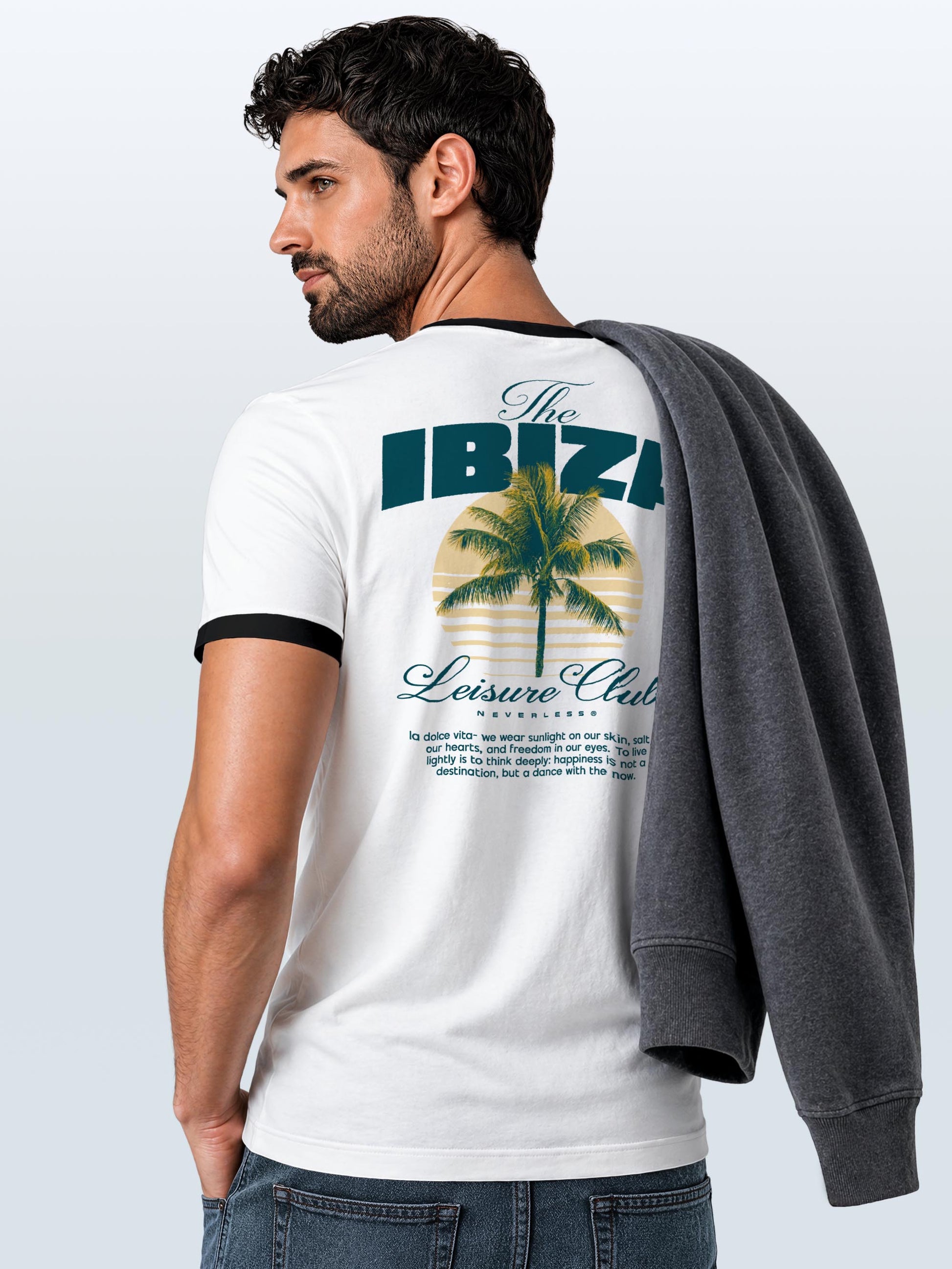 weiß-schwarz slim-fit
