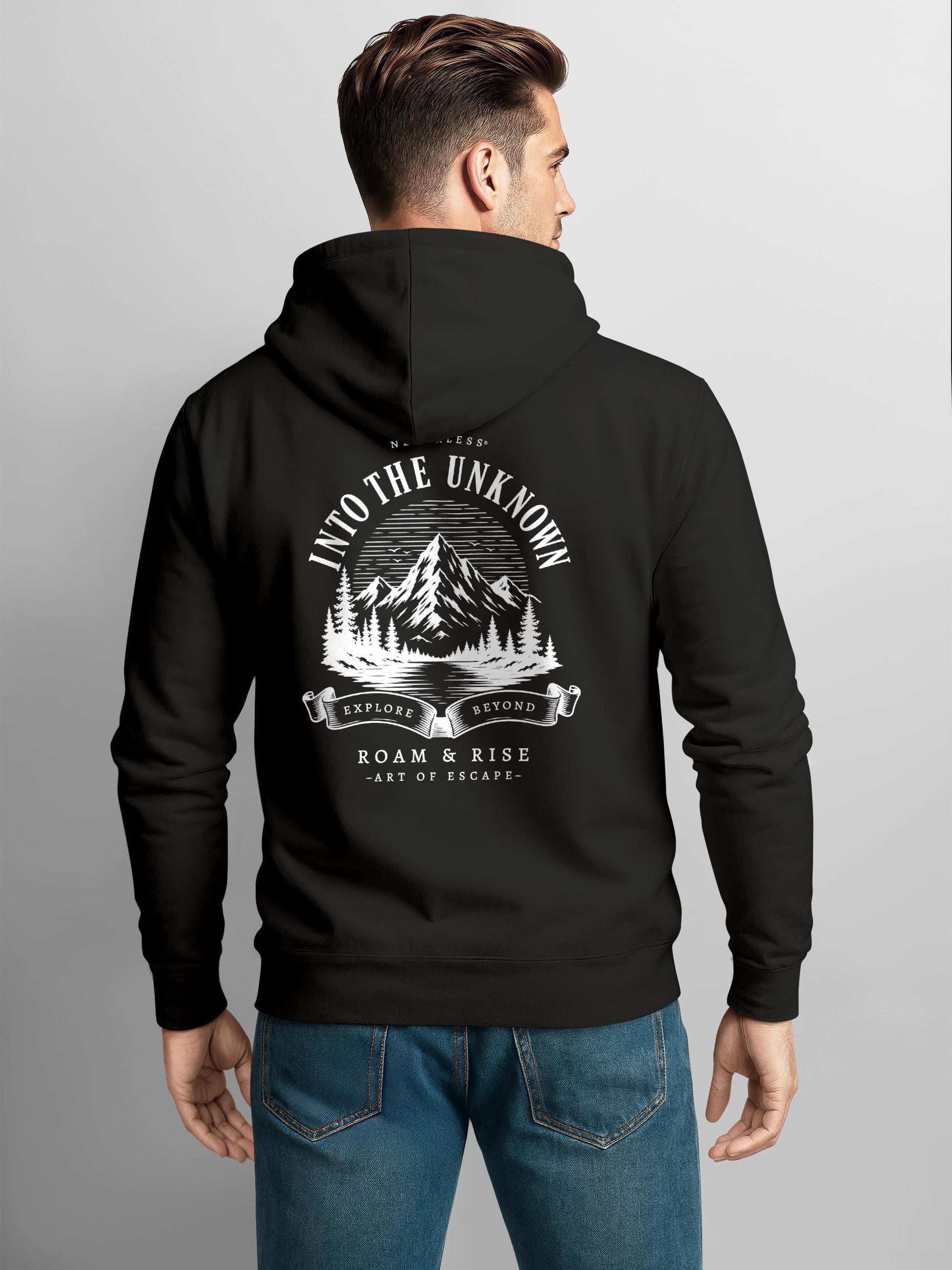 [AI generated] schwarz slim-fit