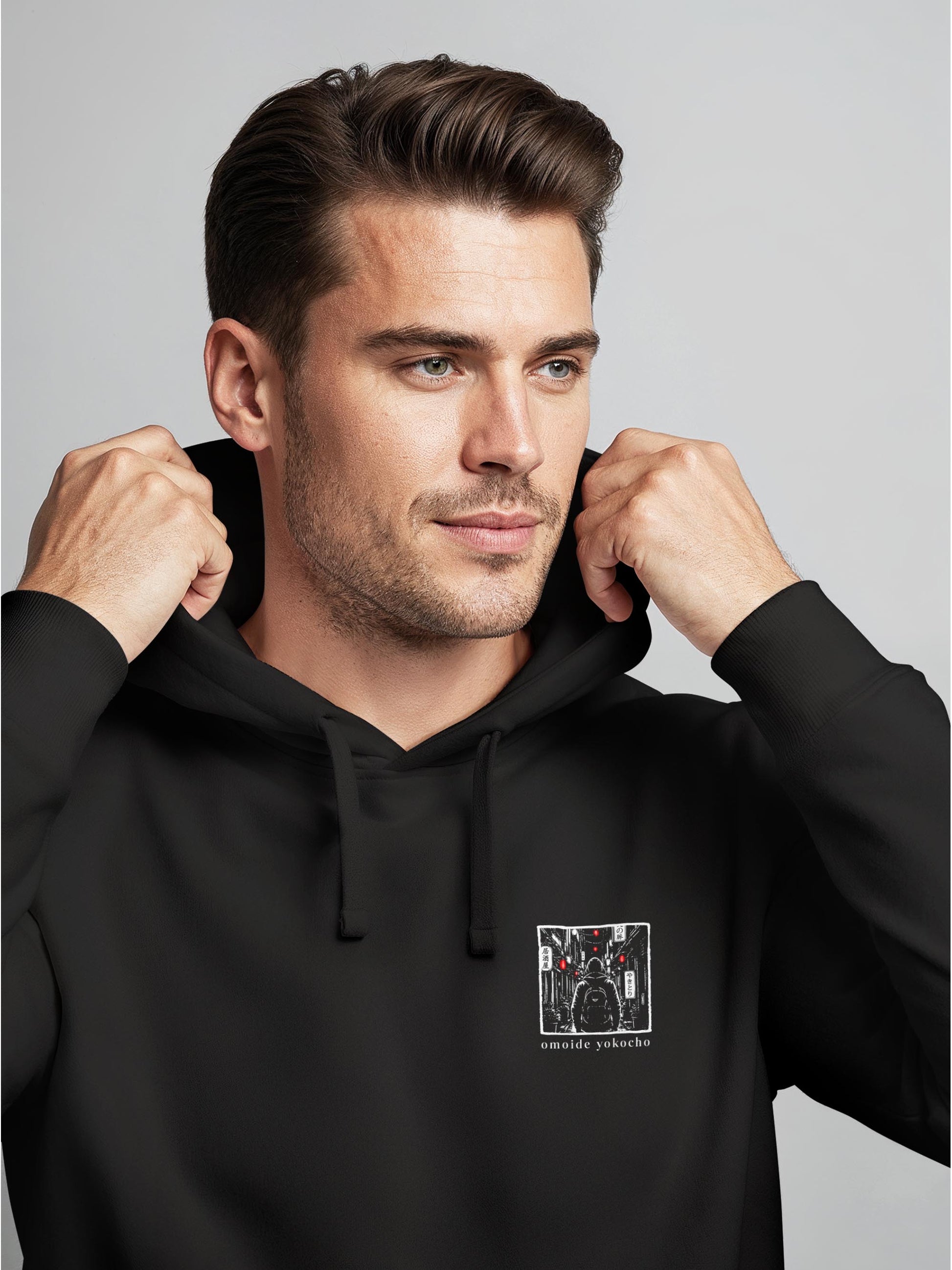 [AI generated] schwarz slim fit