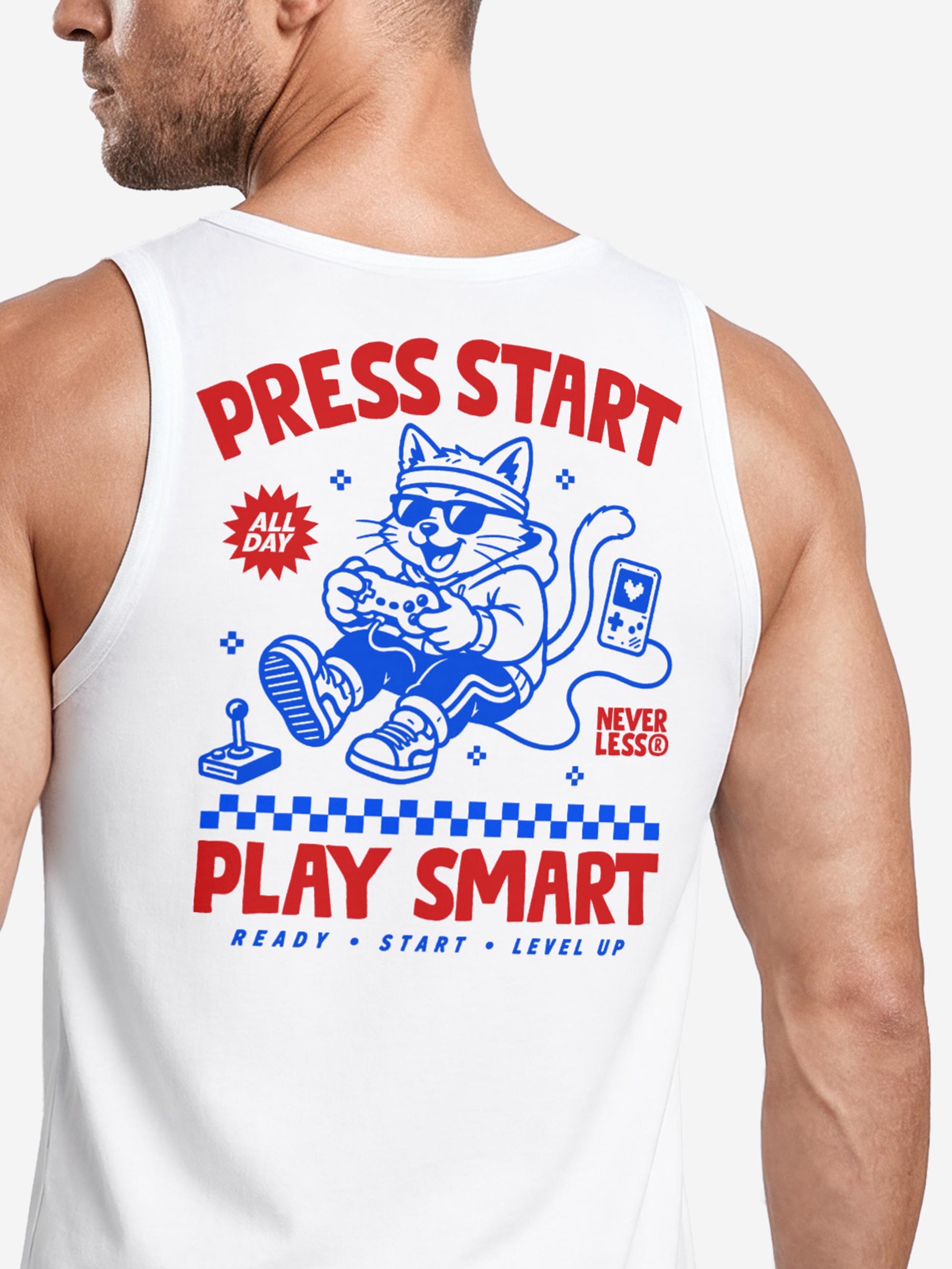 [AI generated] weiß slim-fit