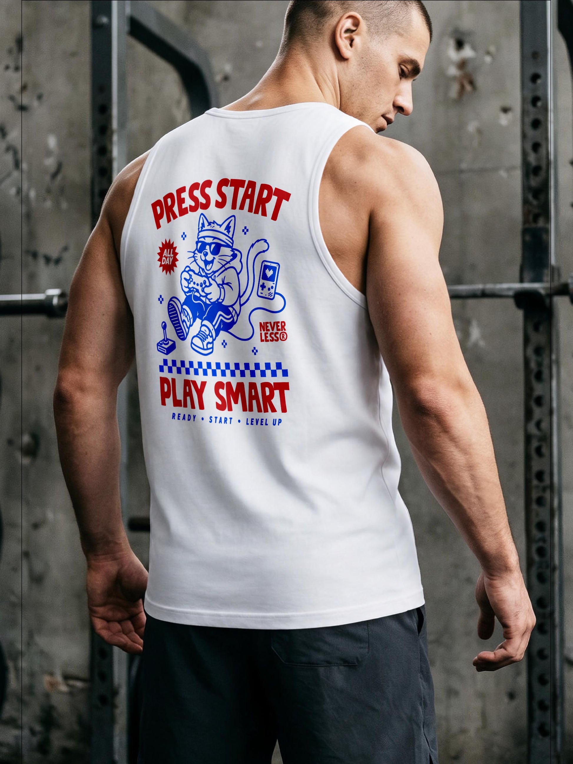 [AI generated] weiß slim-fit