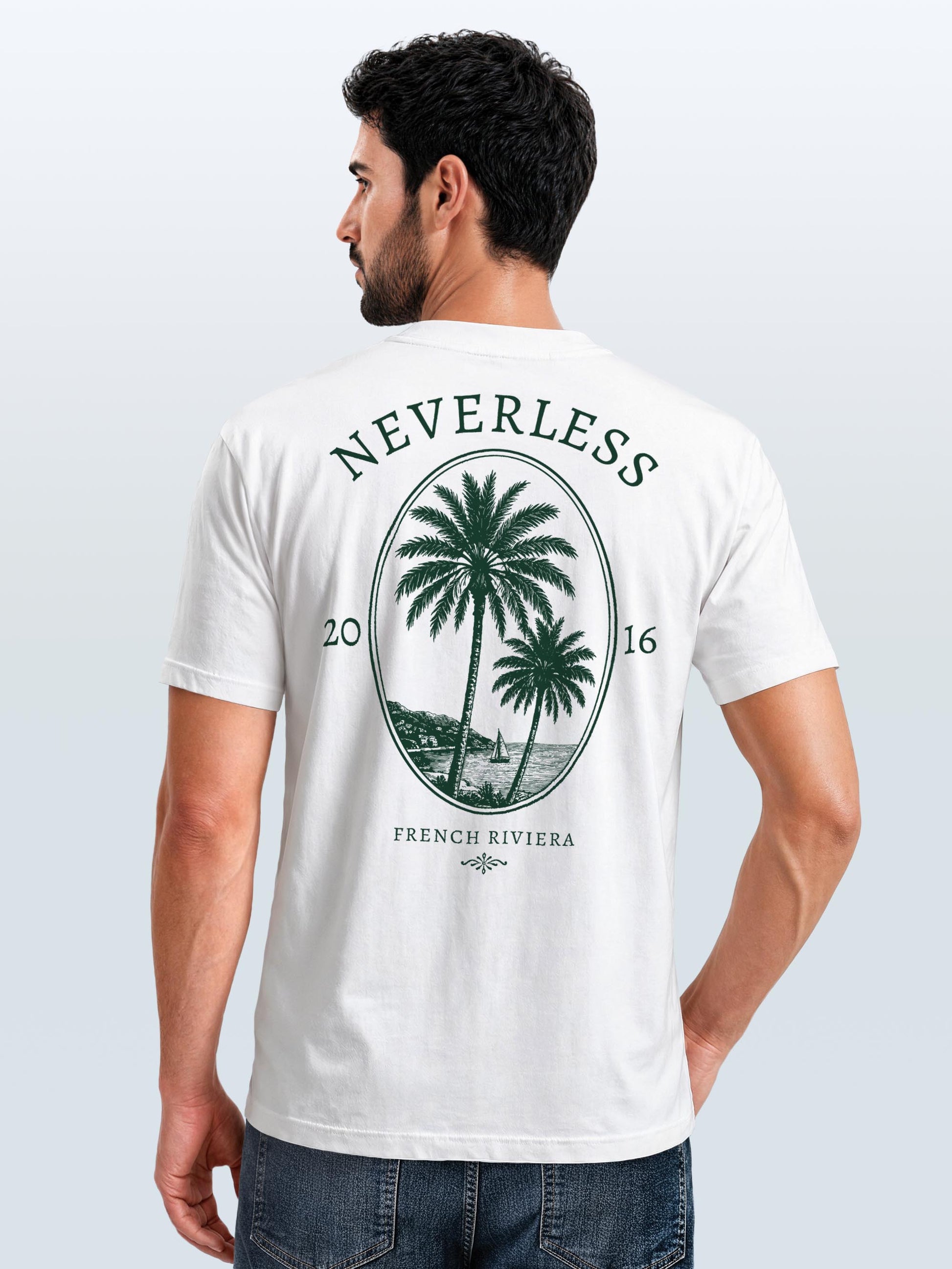 [AI generated] weiß slim fit