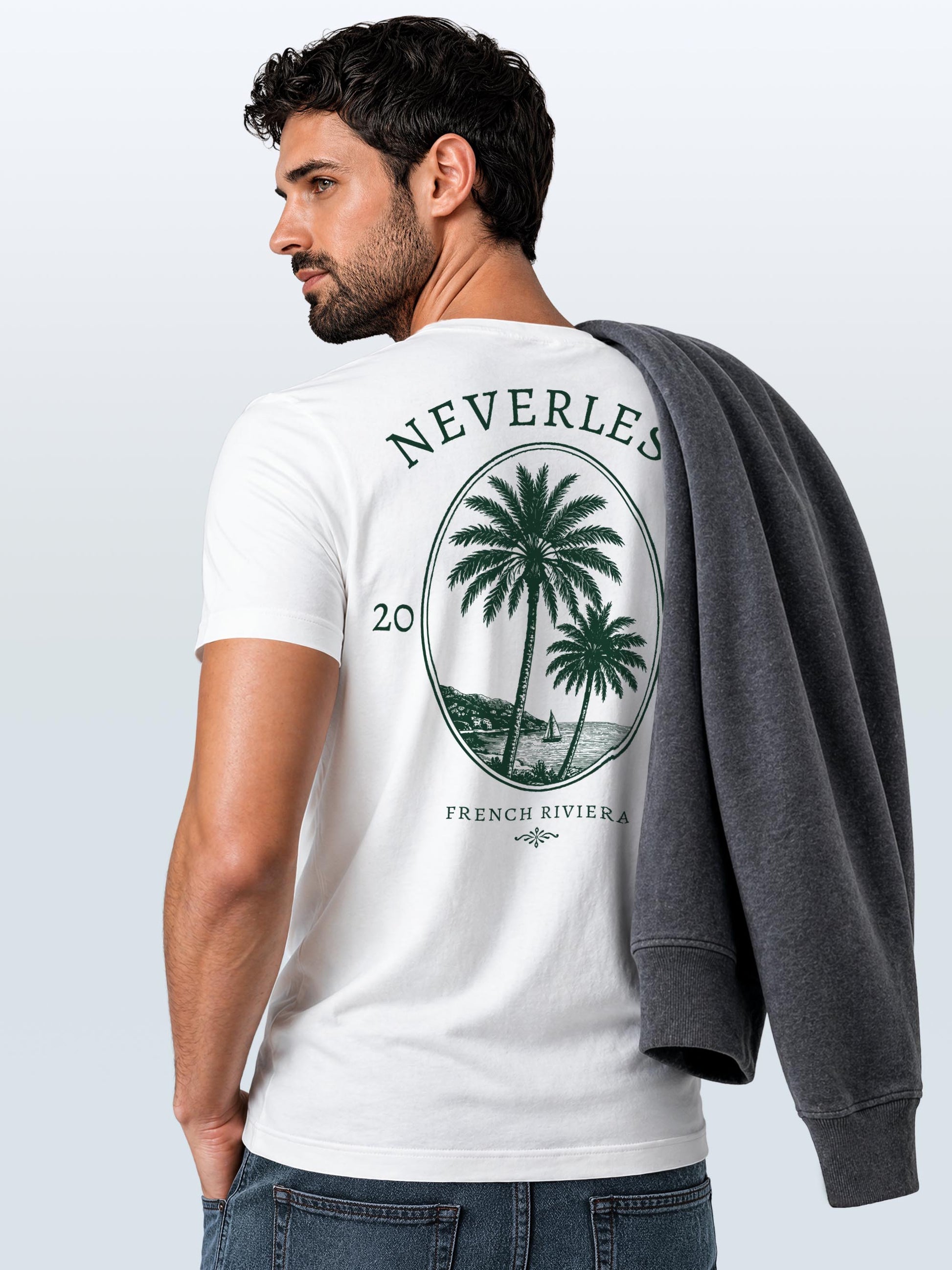 [AI generated] weiß slim fit