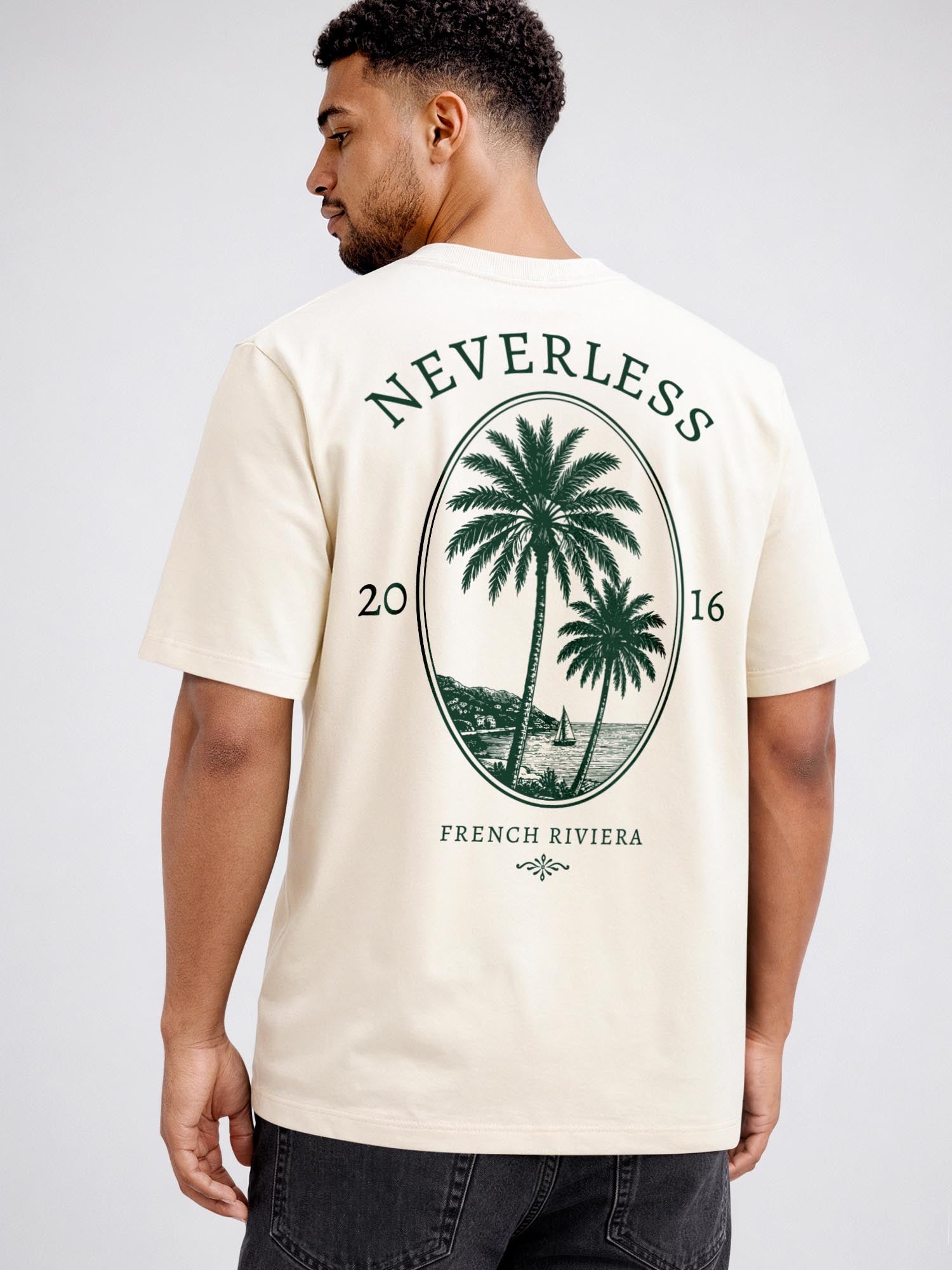 [AI generated] hell-beige relaxed-fit
