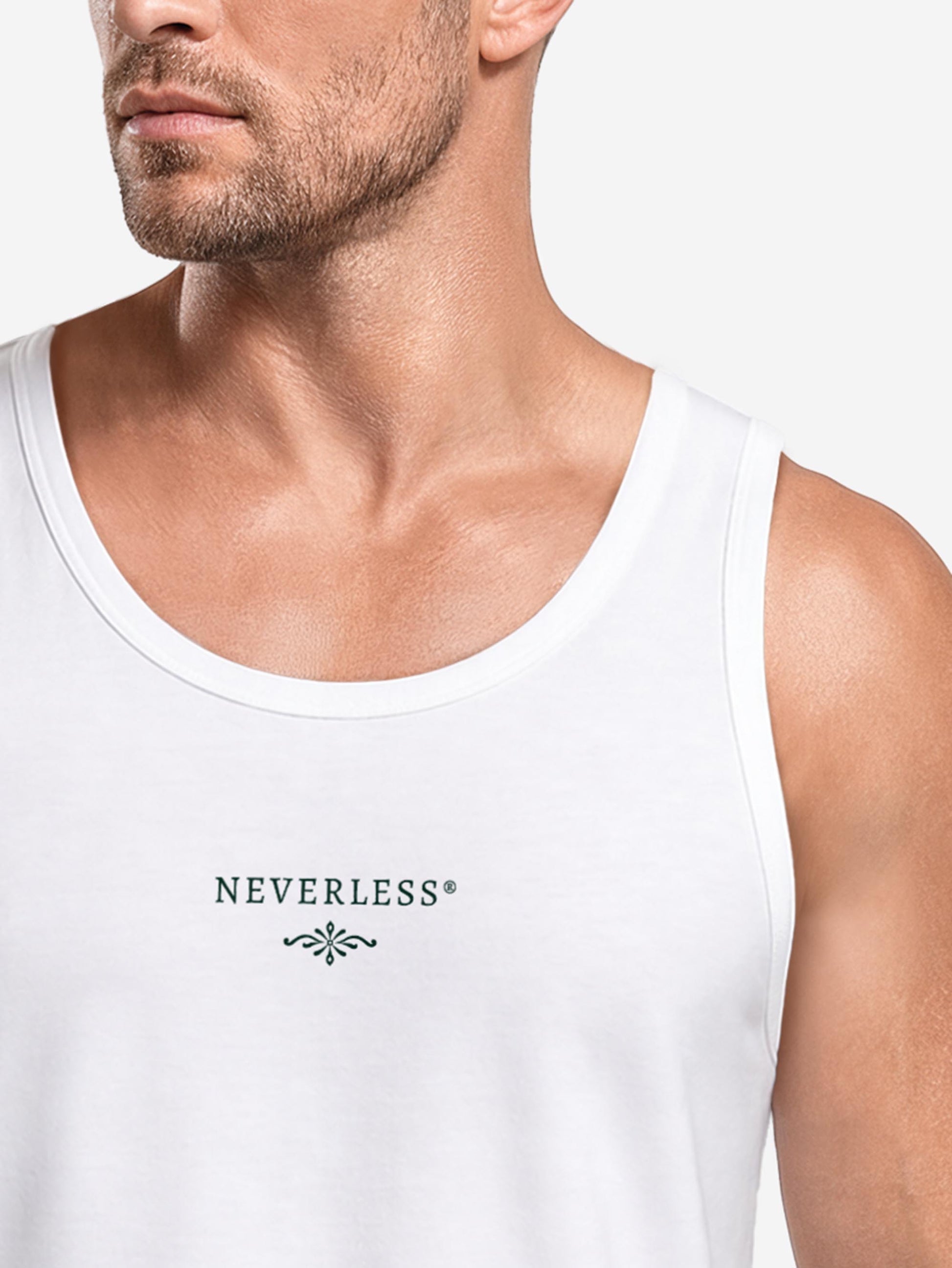 [AI generated] weiß slim fit