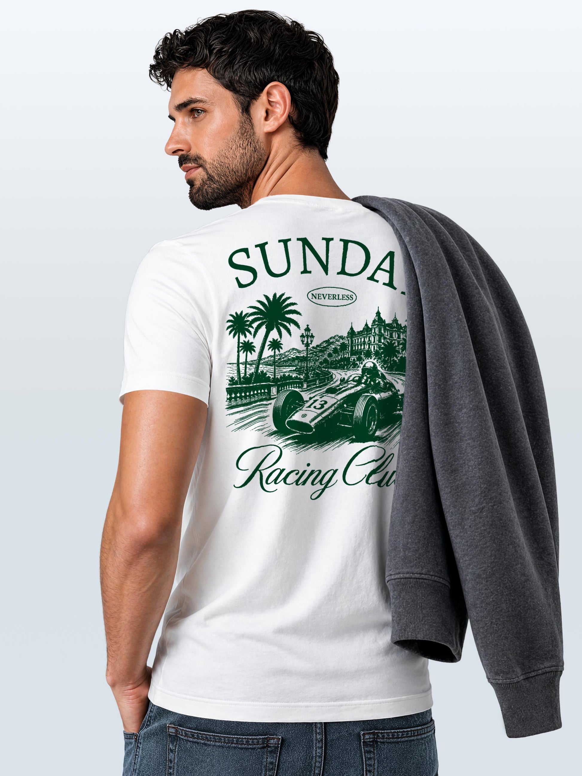 [AI generated] weiß slim-fit