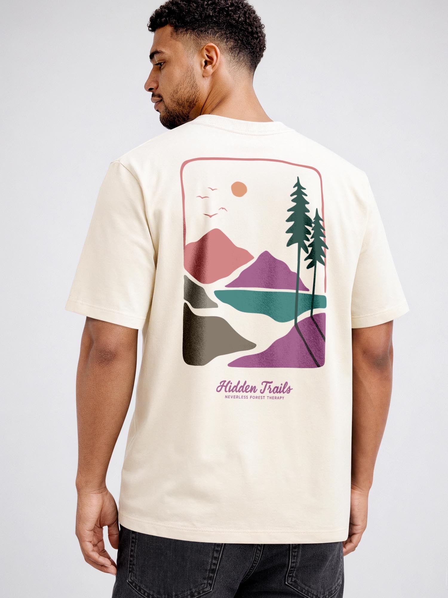 [AI generated] hell-beige relaxed-fit