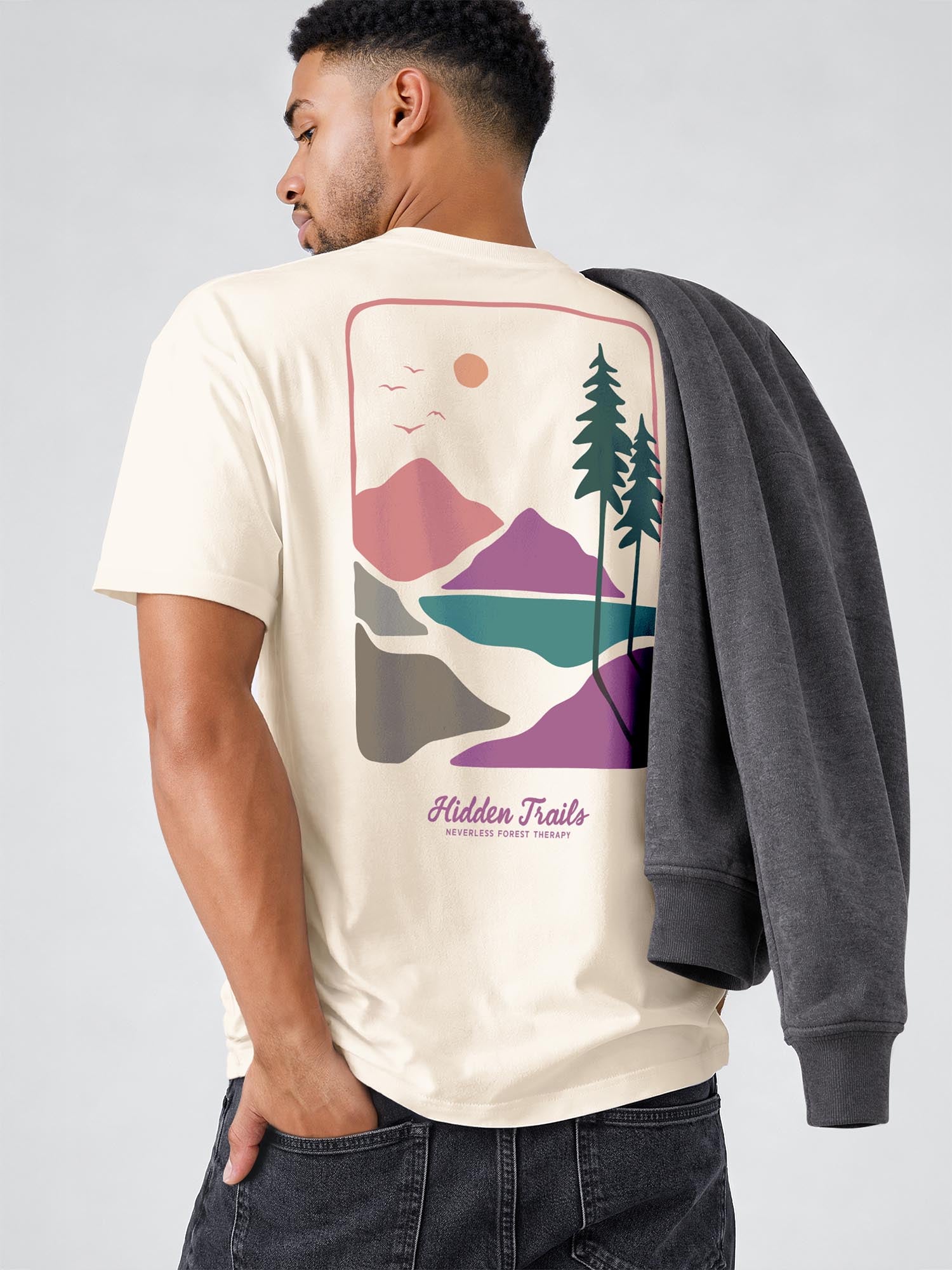 [AI generated] hell-beige relaxed-fit