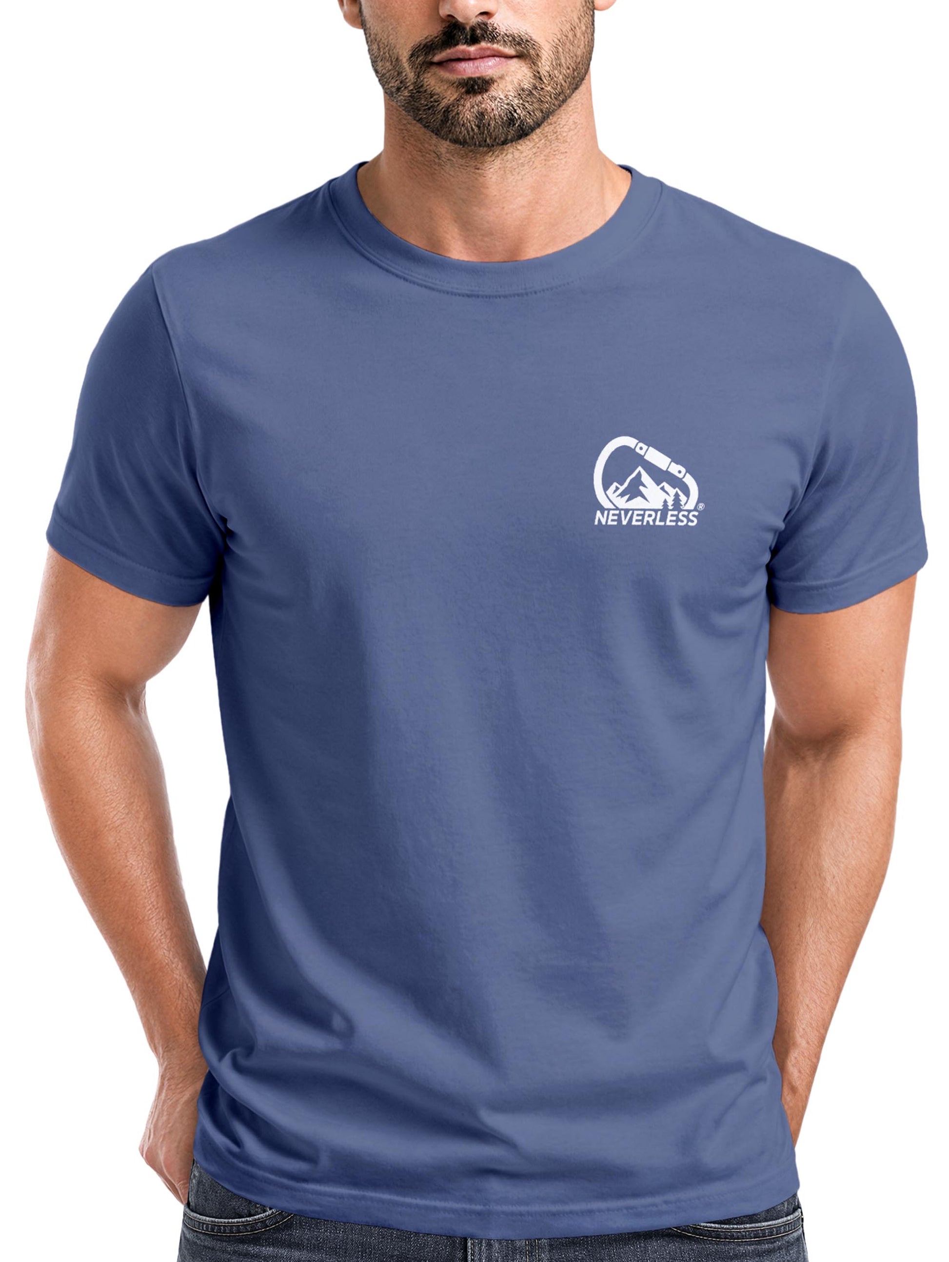 [AI generated] denim blue