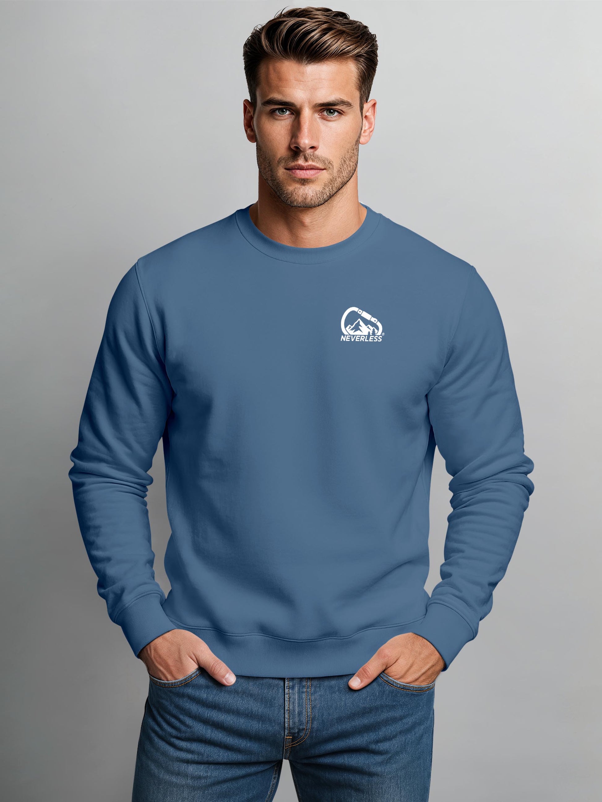 [AI generated] indigo blue