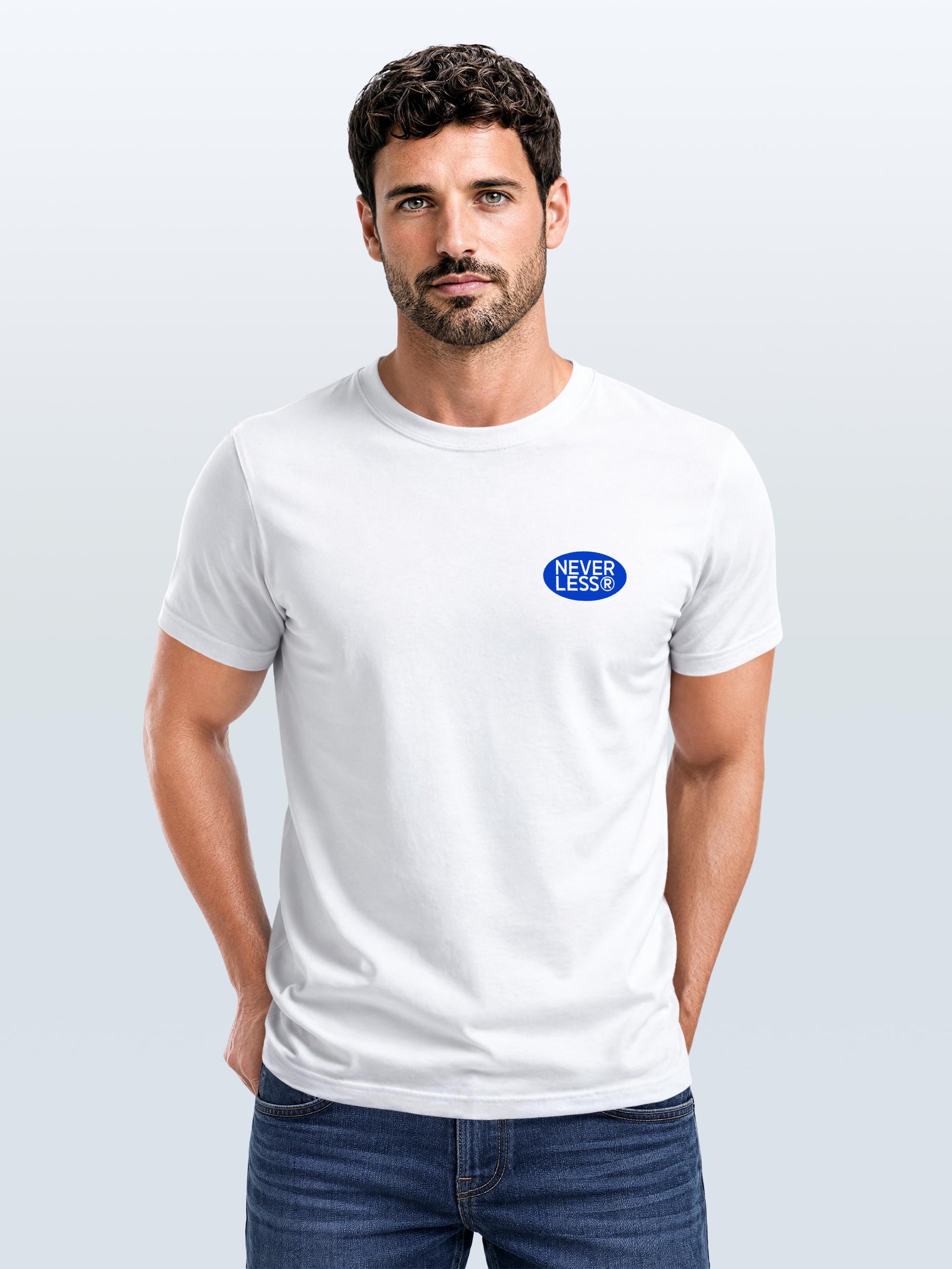 [AI generated] weiß slim fit