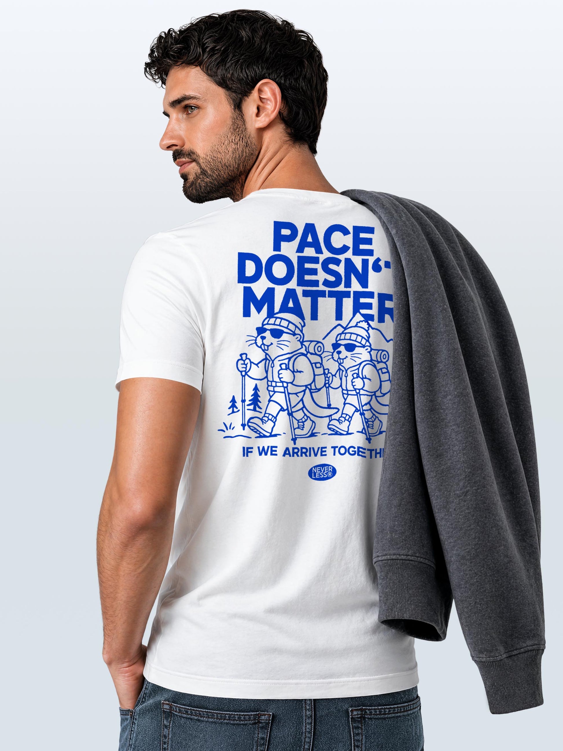 [AI generated] weiß slim fit