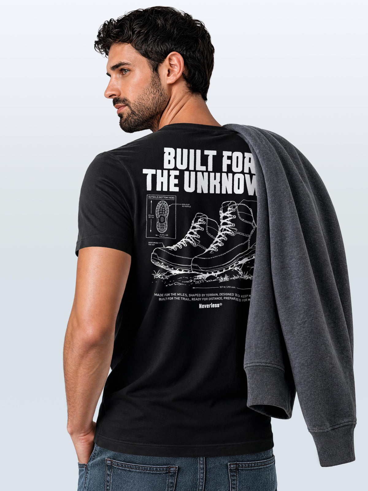 [AI generated] schwarz slim-fit