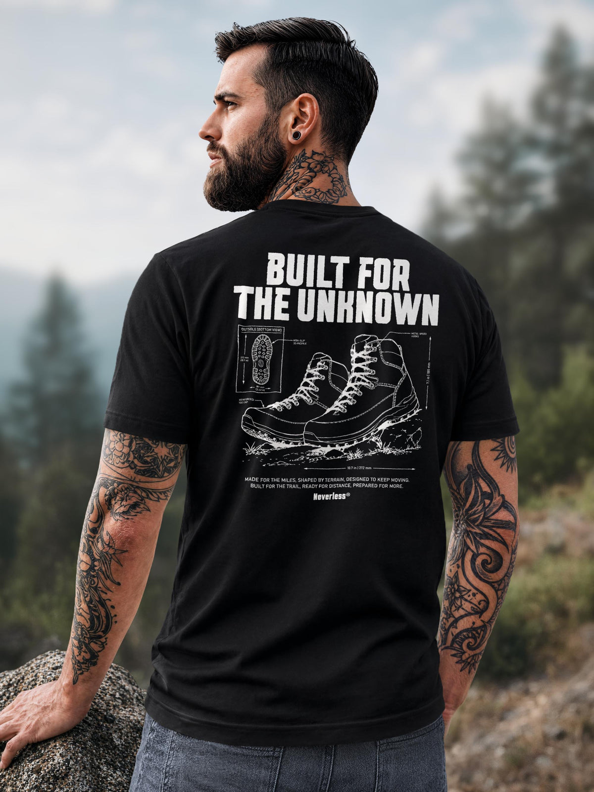 [AI generated] schwarz slim-fit