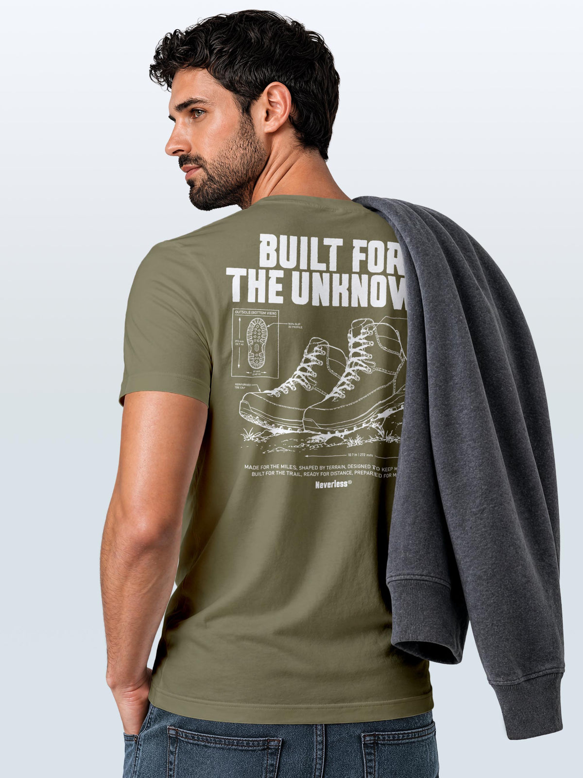 [AI generated] army slim-fit