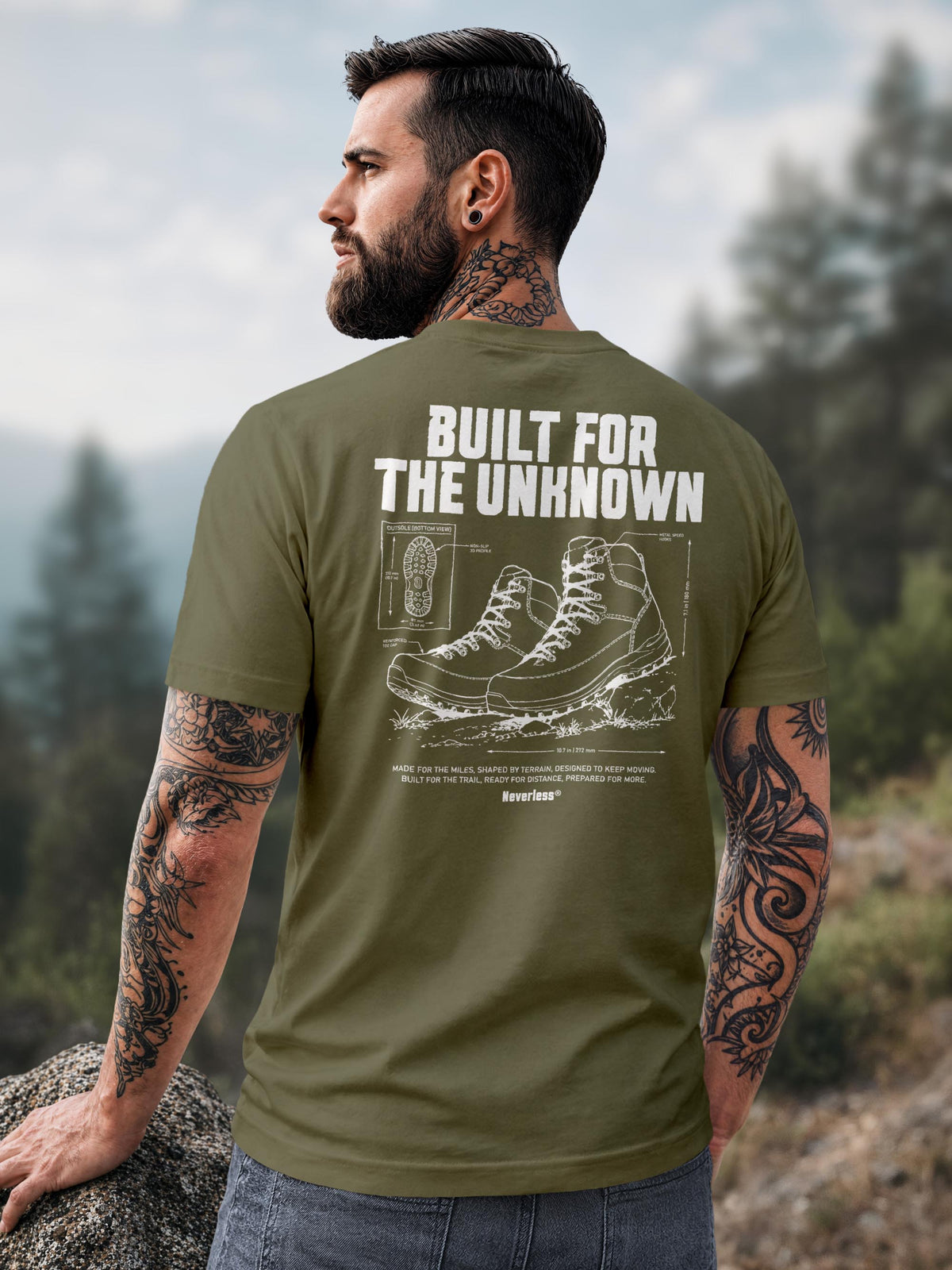 [AI generated] army slim-fit