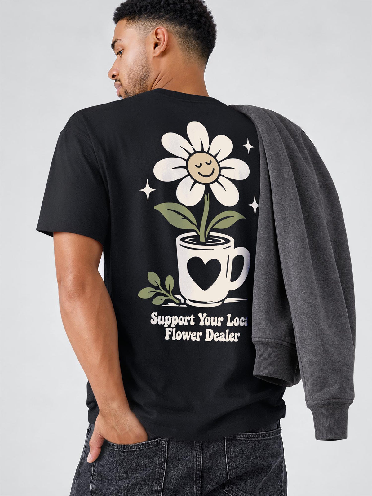 [AI generated] schwarz slim-fit