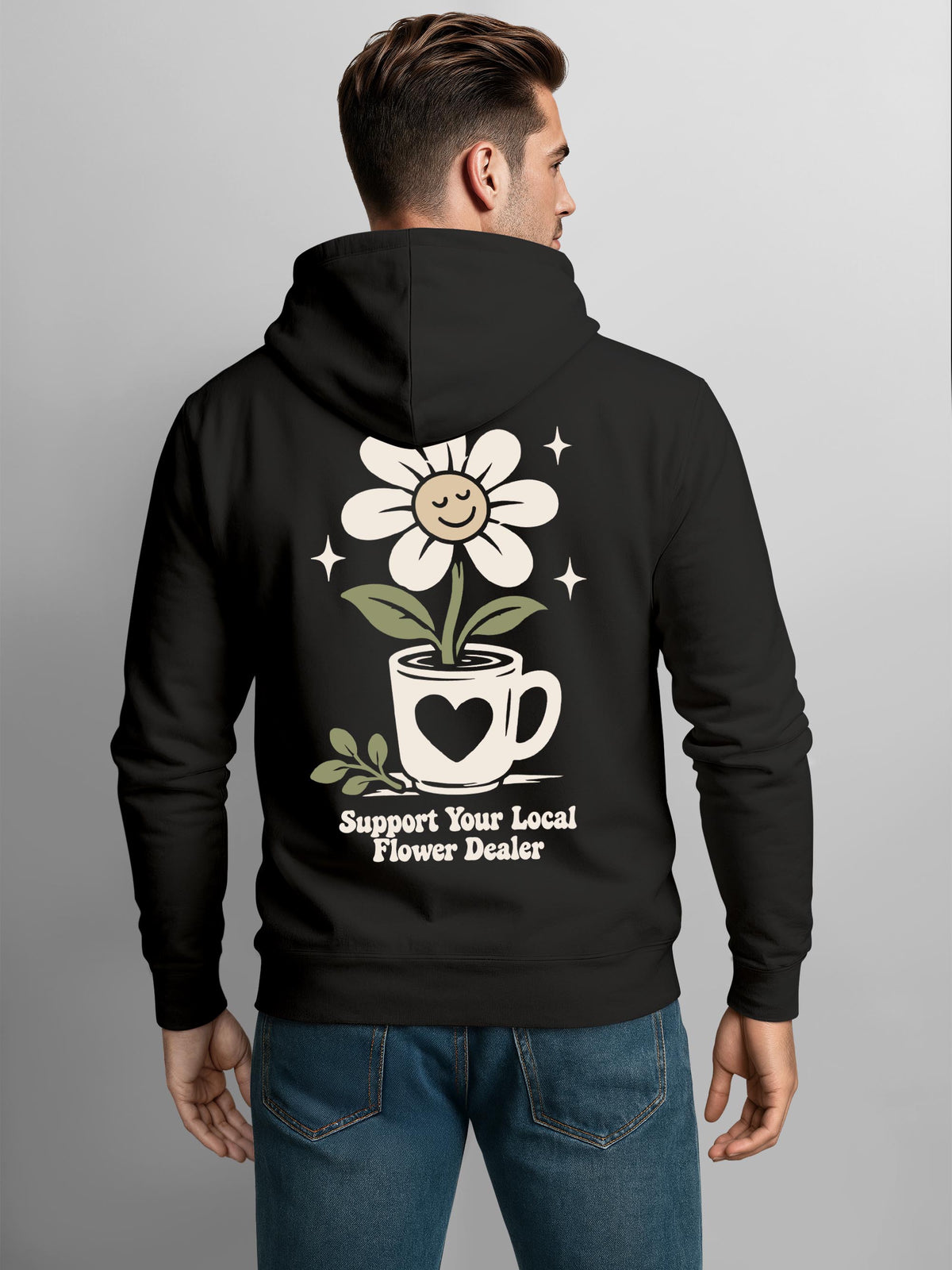 [AI generated] schwarz slim-fit