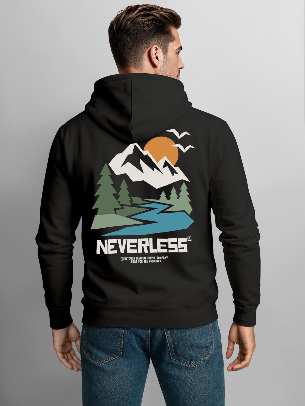 [AI generated] schwarz slim-fit