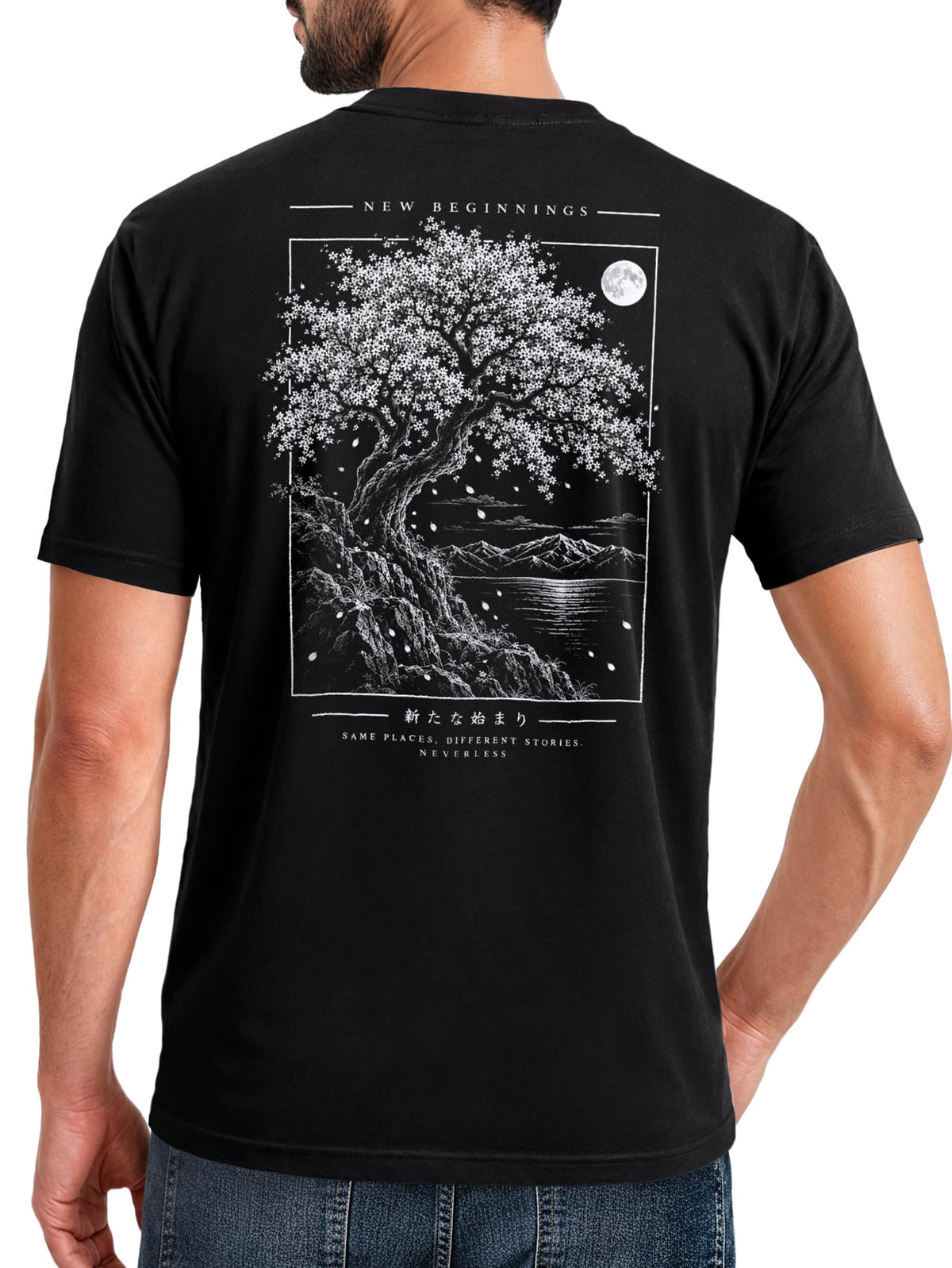[AI generated] schwarz slim-fit