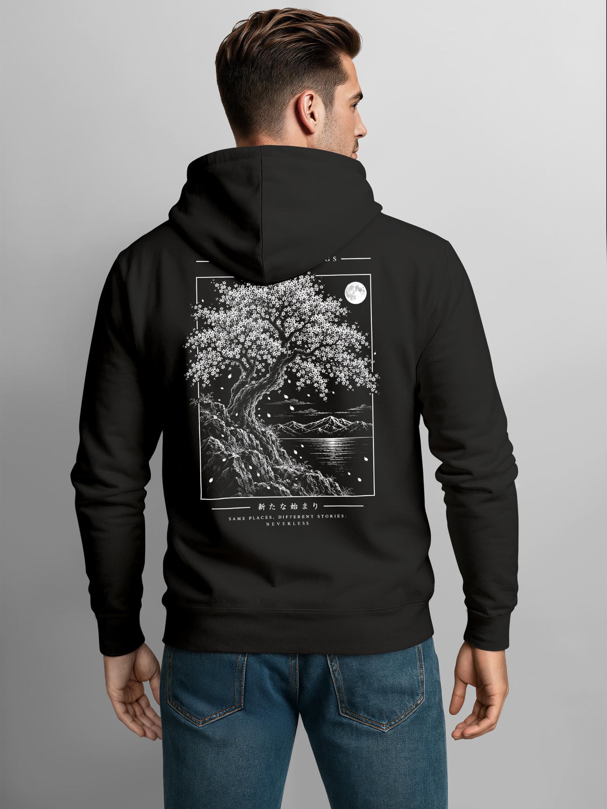 [AI generated] schwarz slim-fit