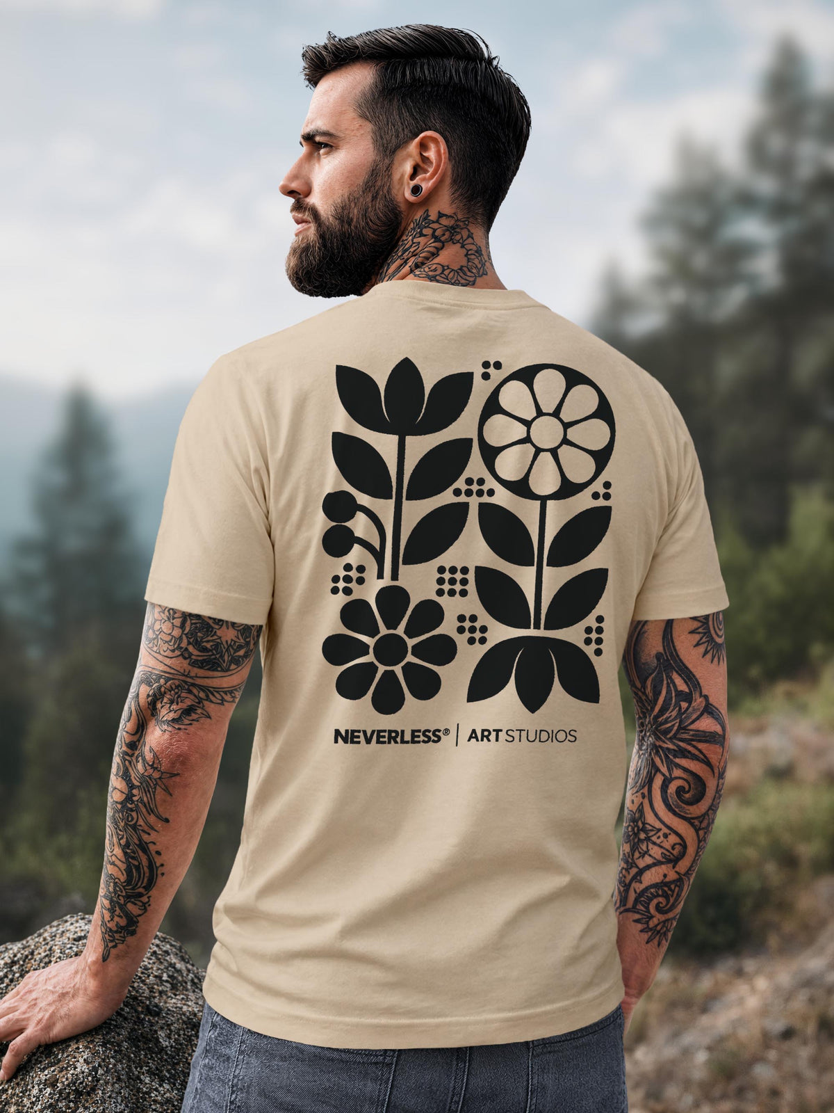 [AI generated] natur slim-fit
