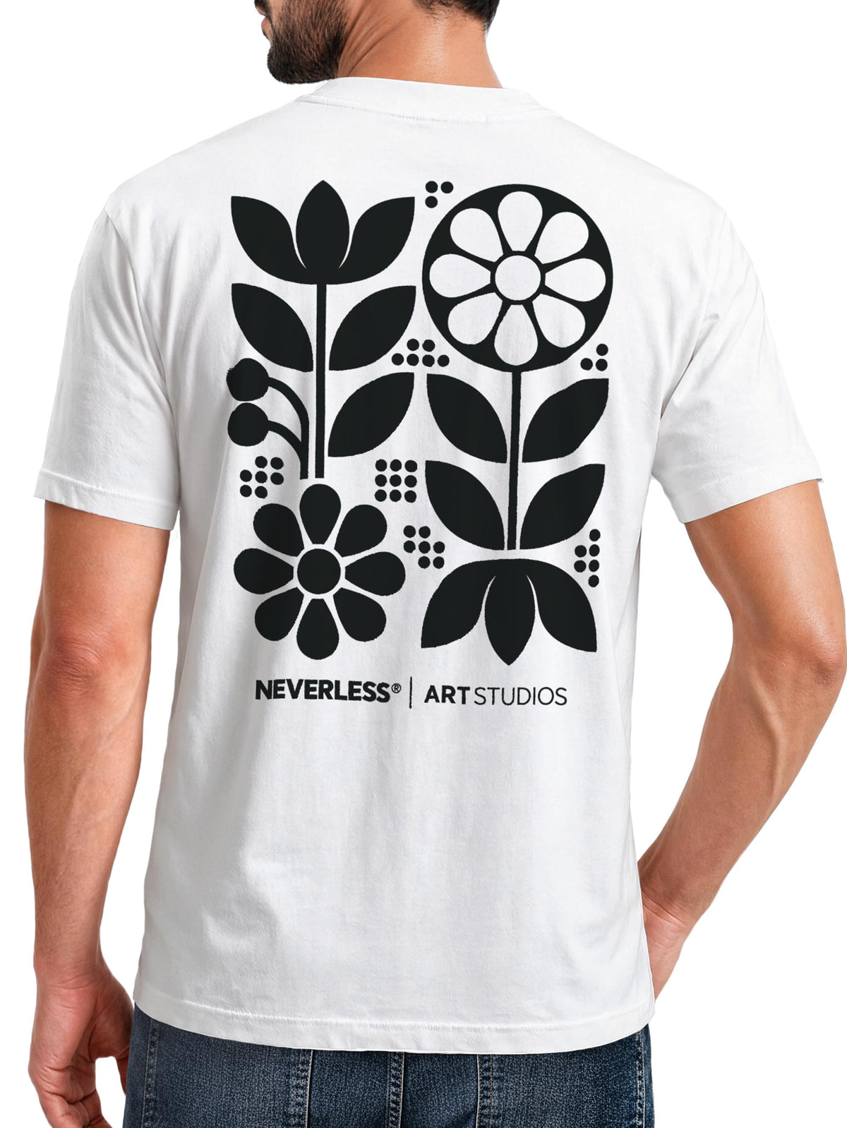 [AI generated] weiß slim-fit
