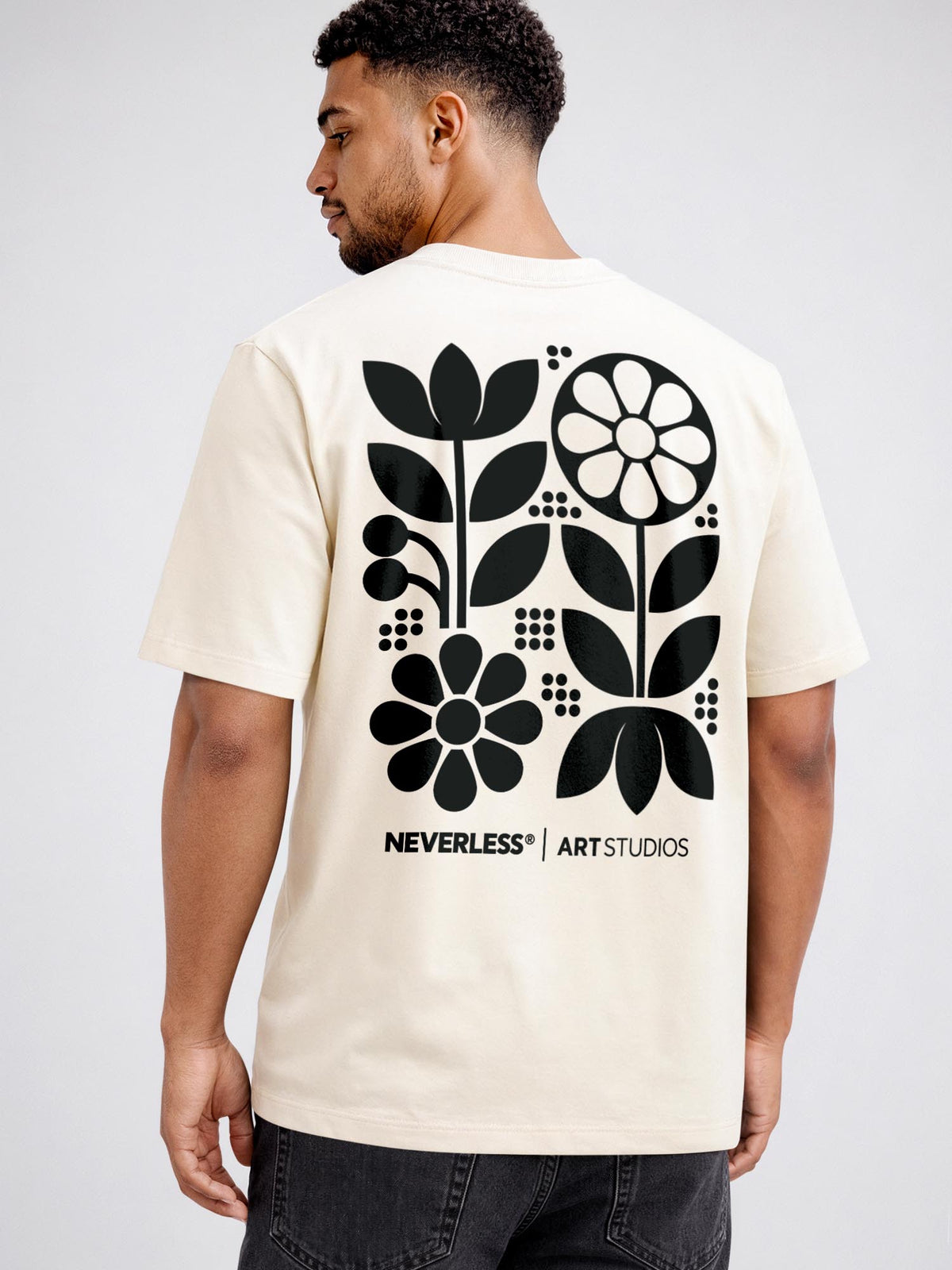 [AI generated] hell-beige relaxed-fit