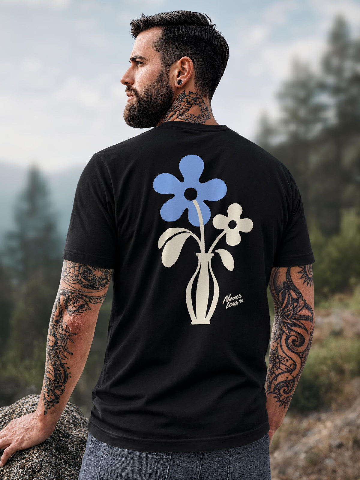 [AI generated] schwarz slim-fit