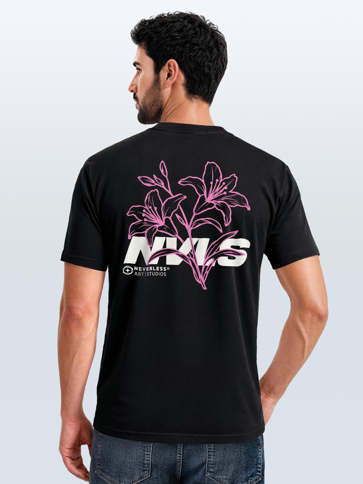 [AI generated] schwarz slim-fit
