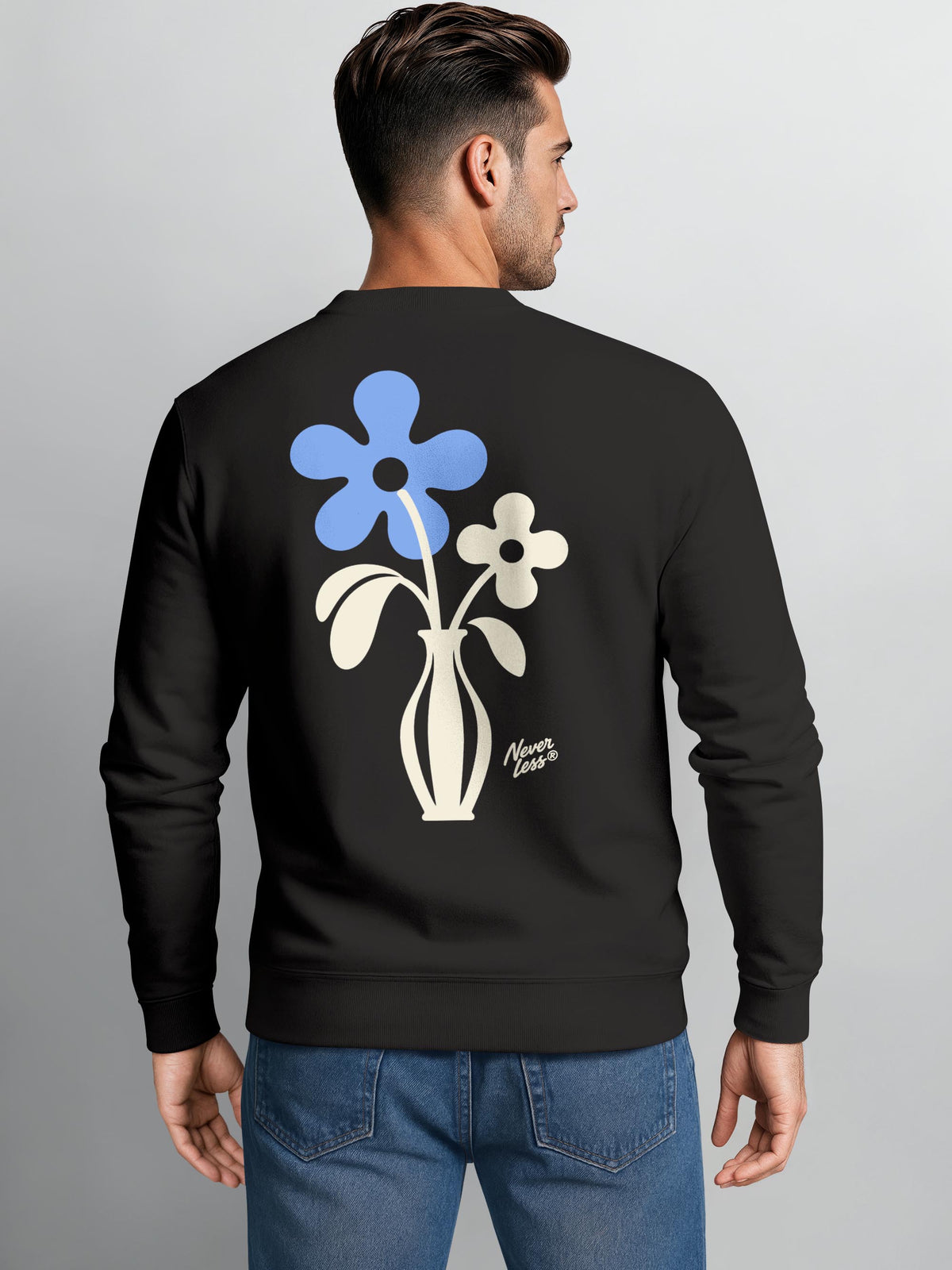 [AI generated] schwarz slim-fit