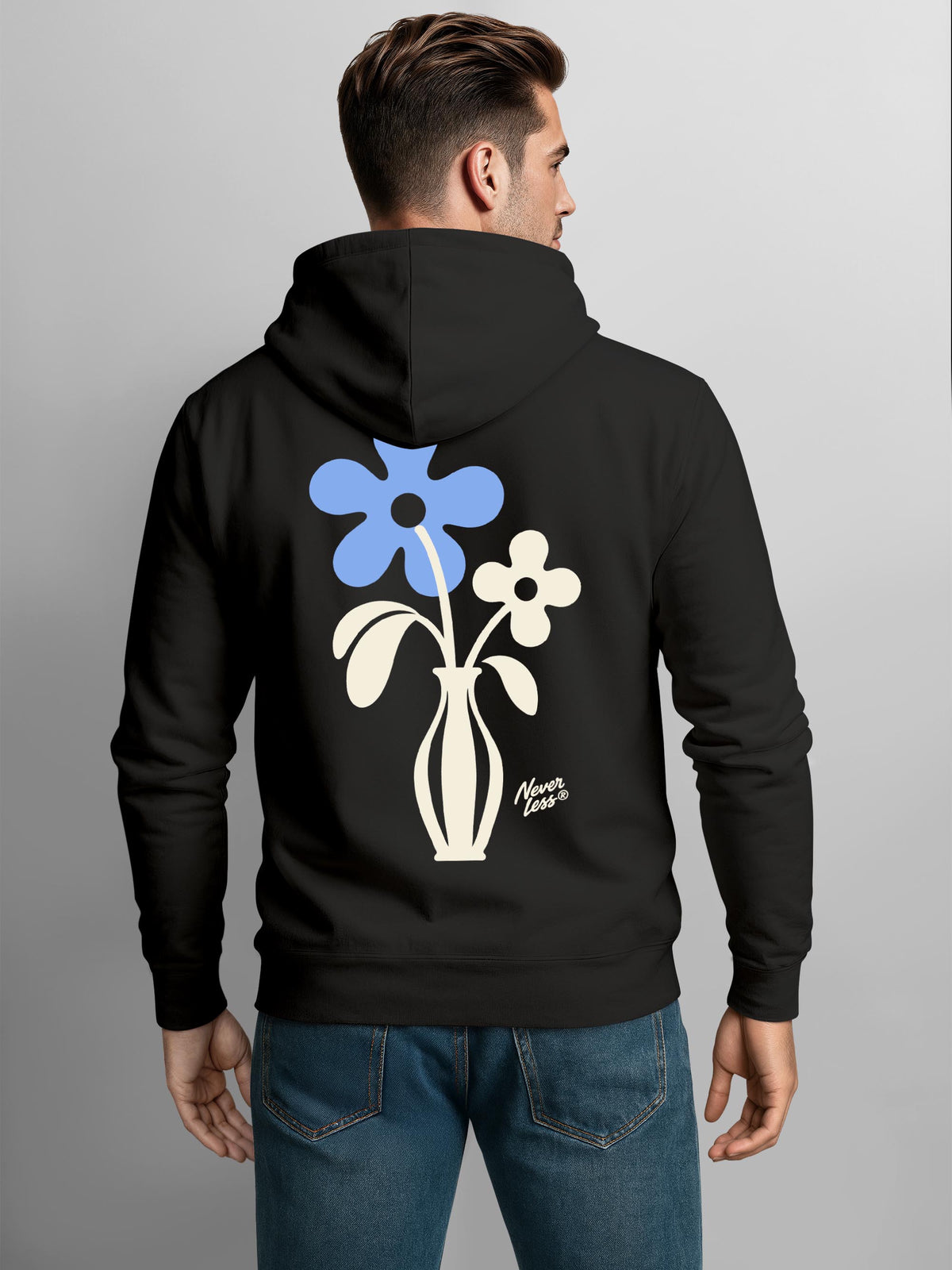 [AI generated] schwarz slim-fit