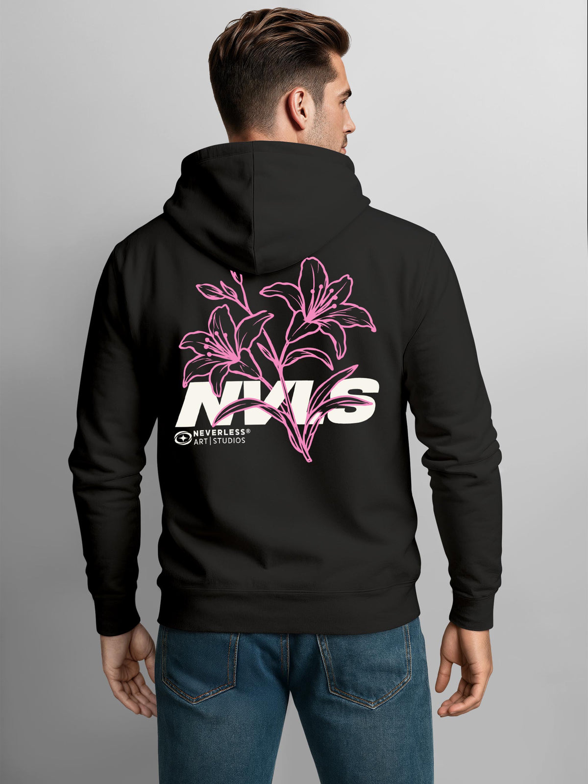 [AI generated] schwarz slim-fit