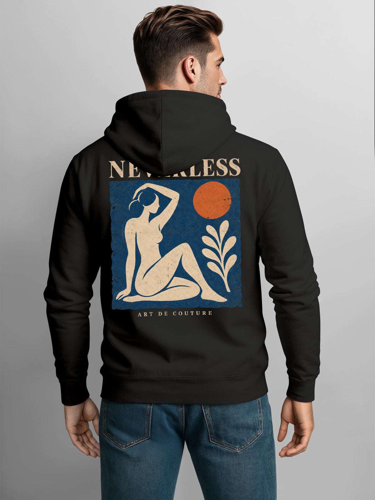 [AI generated] schwarz slim-fit