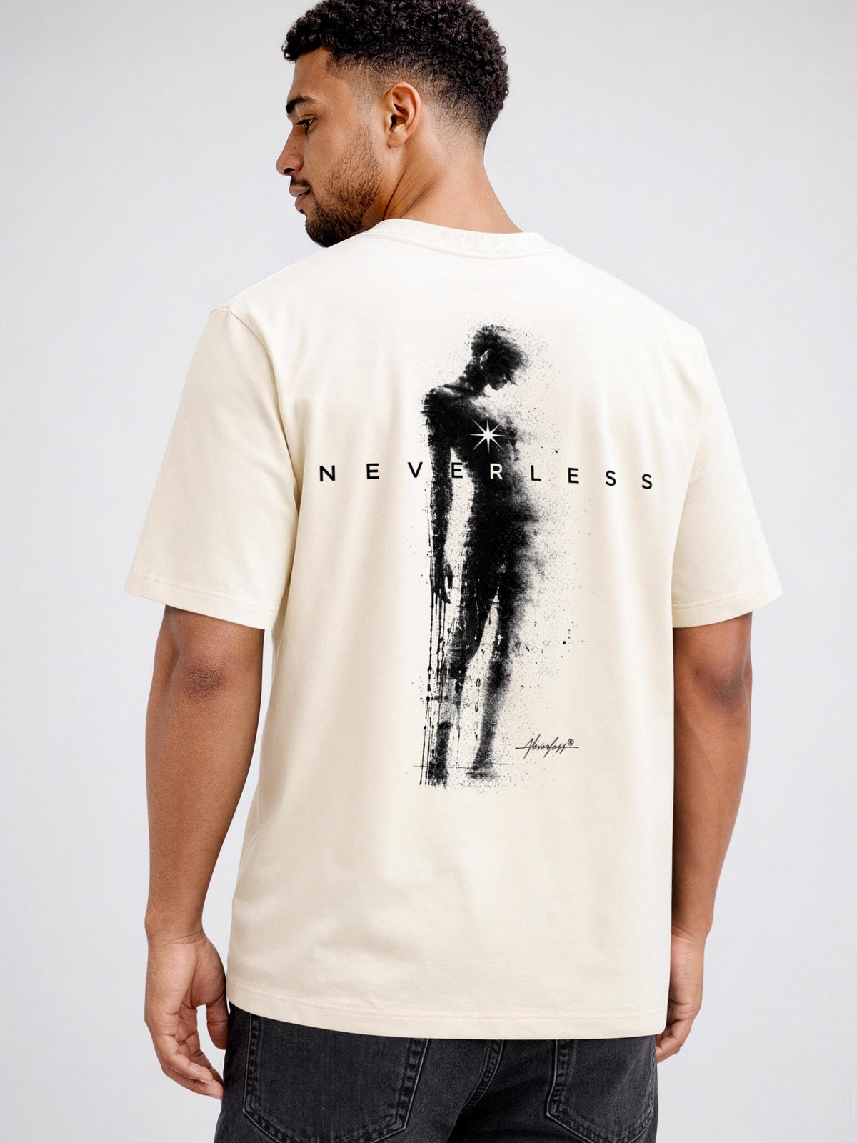 [AI generated] hell-beige relaxed-fit