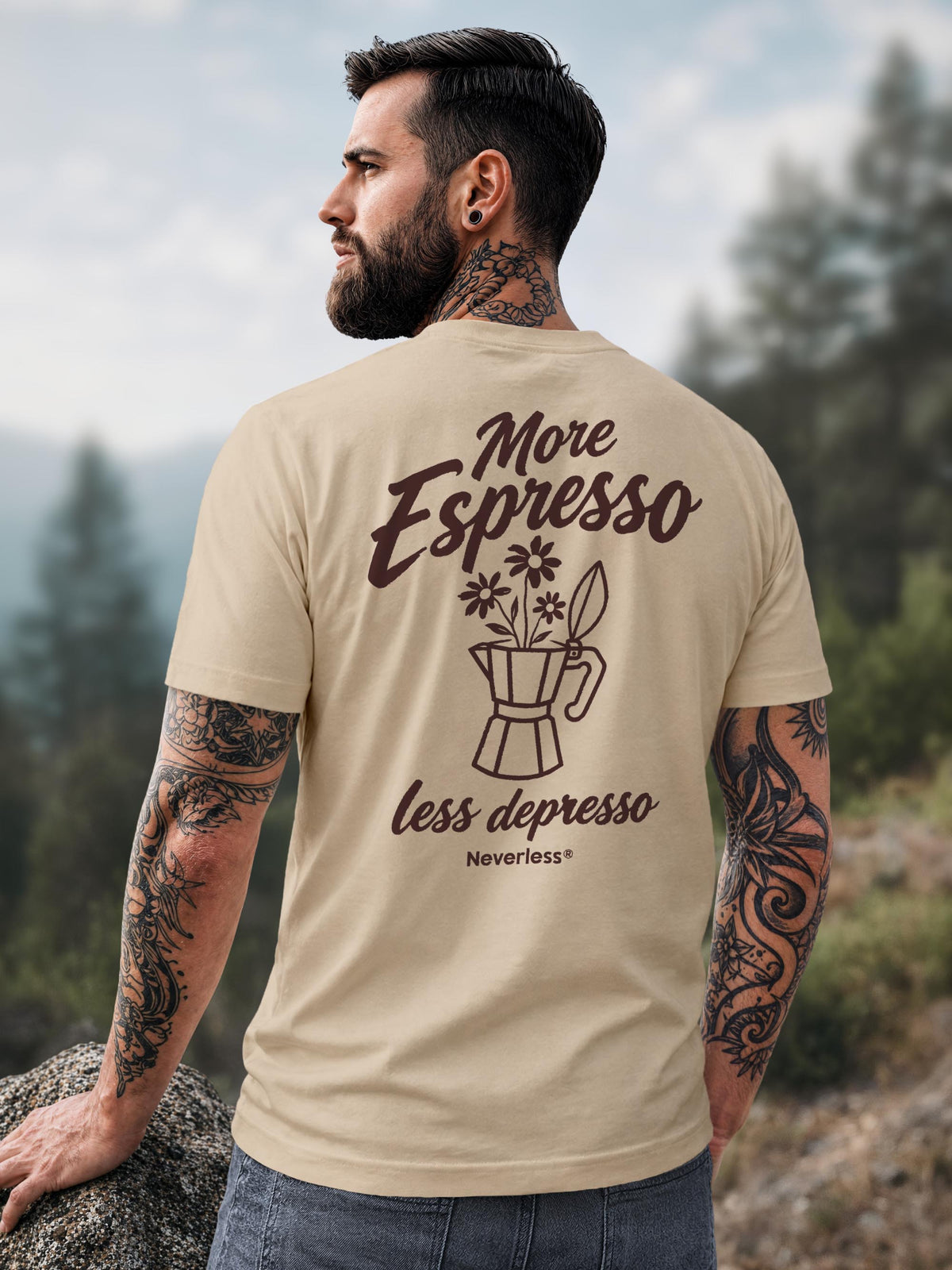 [AI generated] natur slim-fit