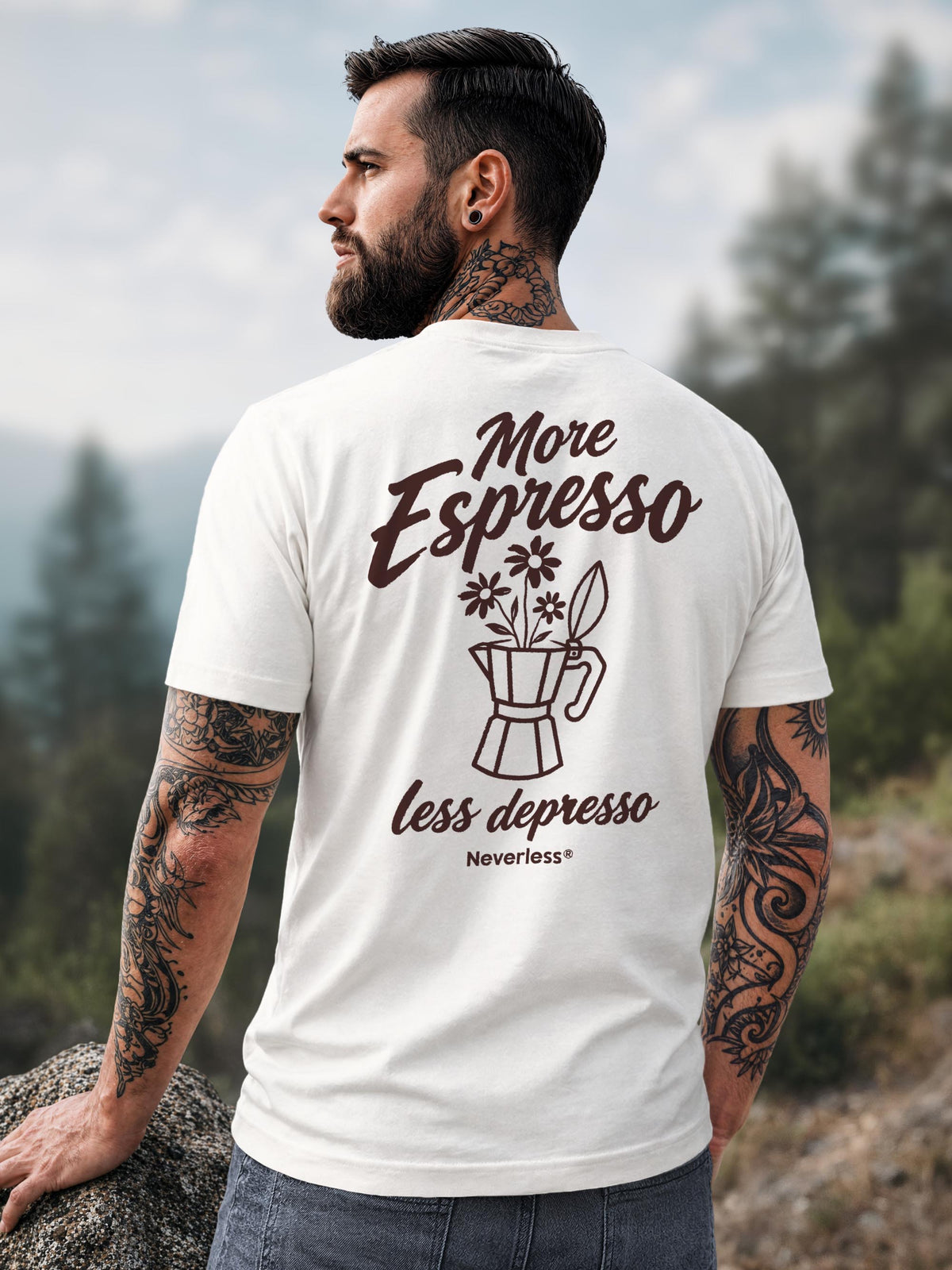 [AI generated] weiß slim-fit